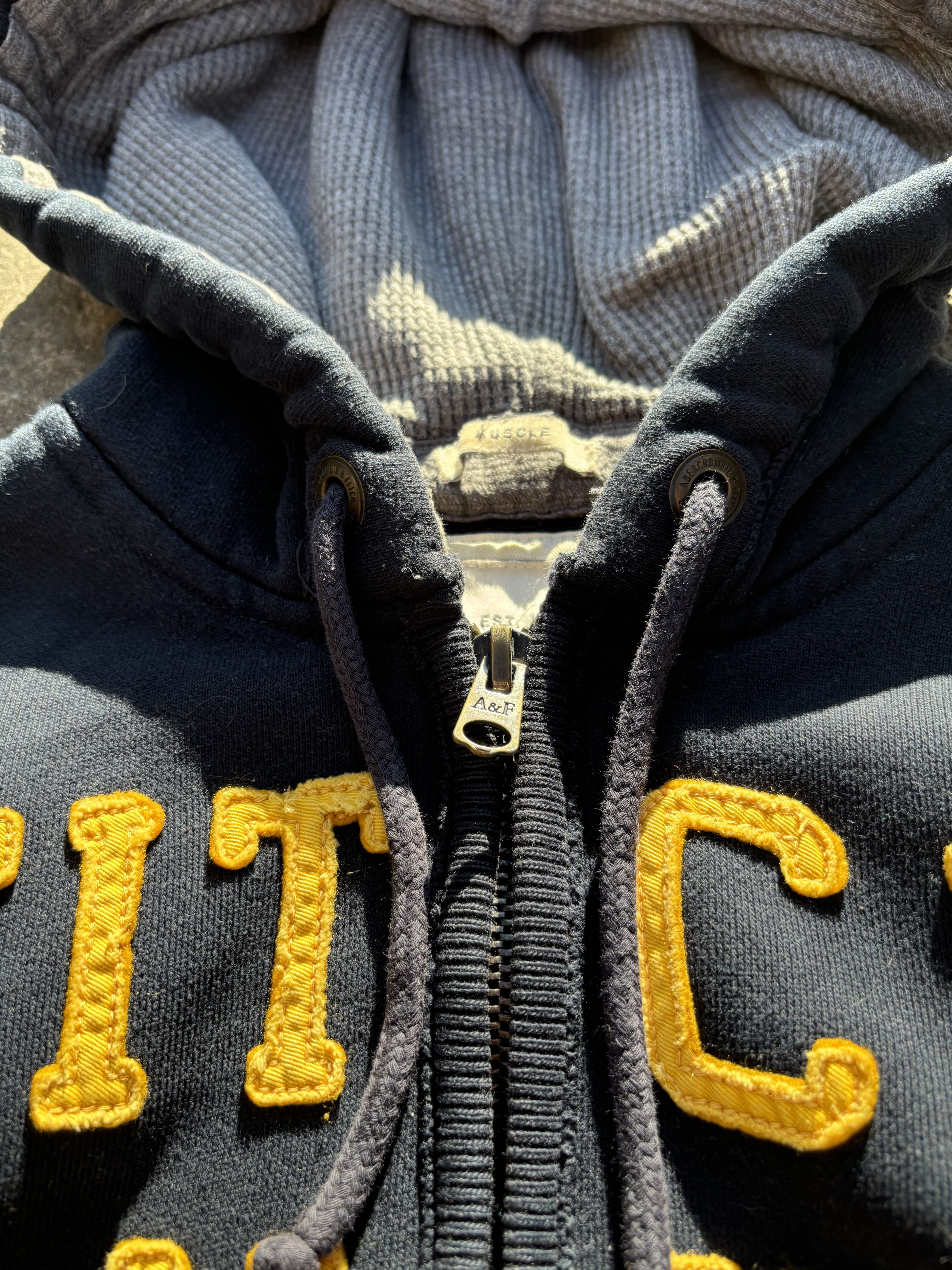 Abercrombie & Fitch Abercrombie & Fitch NY Muscle High Cotton Zip Hoodie Size US S / EU 44-46 / 1 - 3 Thumbnail