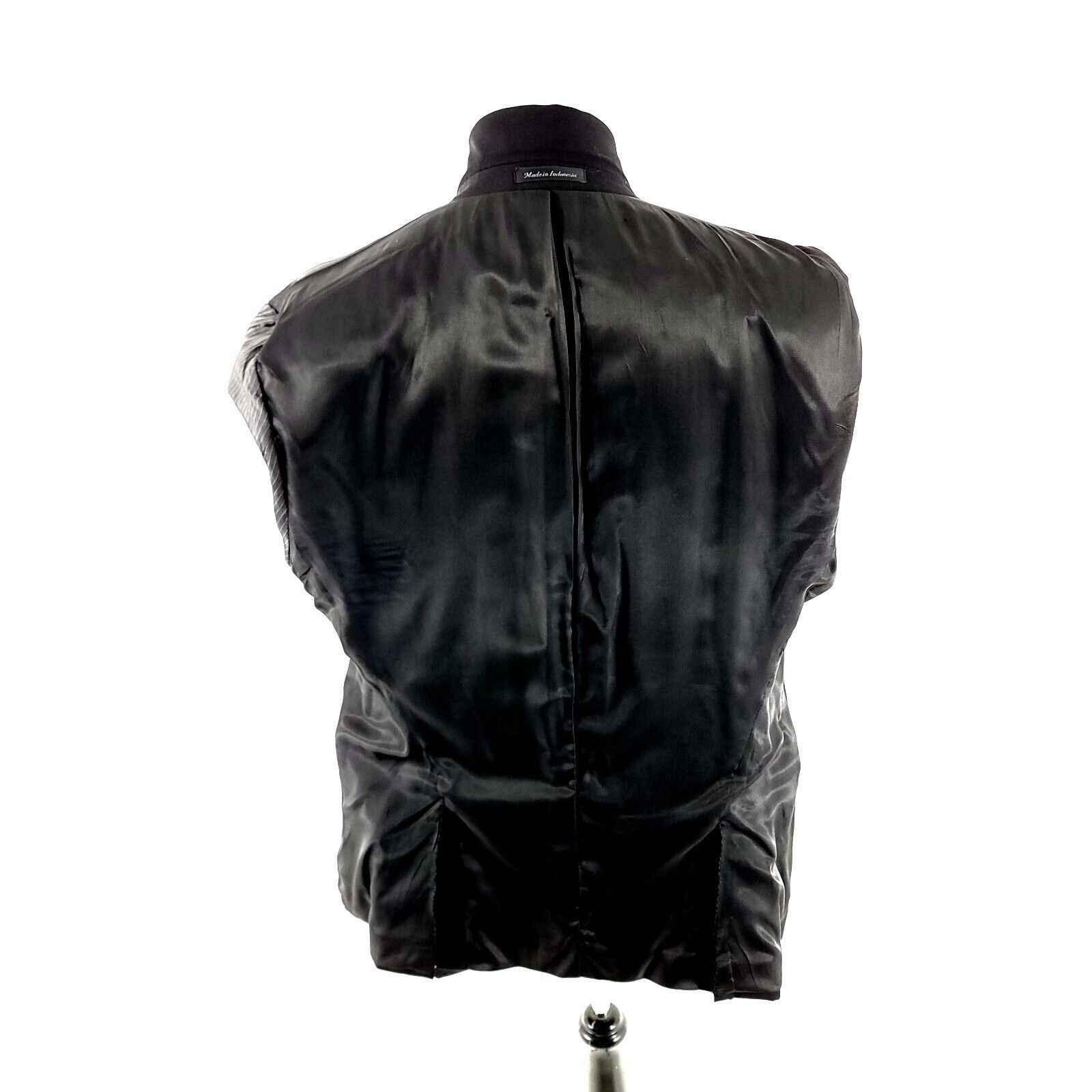 Calvin Klein Calvin Klein Wool 2 Button Blazer 42R Black Tagged 46R Has B Size 42R - 10 Thumbnail