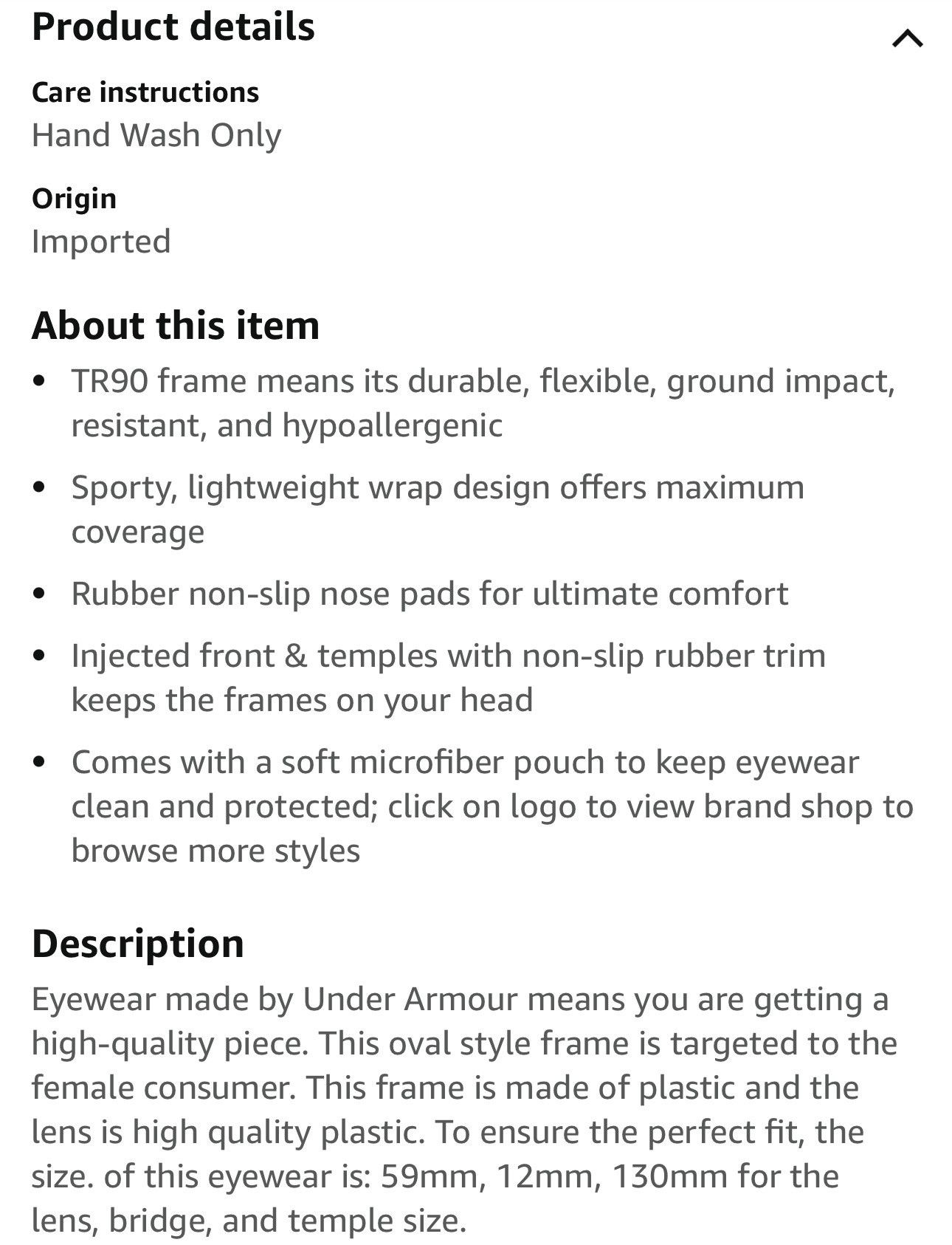 Under Armour Under Armour UA Intensity OHYM PC Oval Sunglasses pink lens Size ONE SIZE - 12 Thumbnail