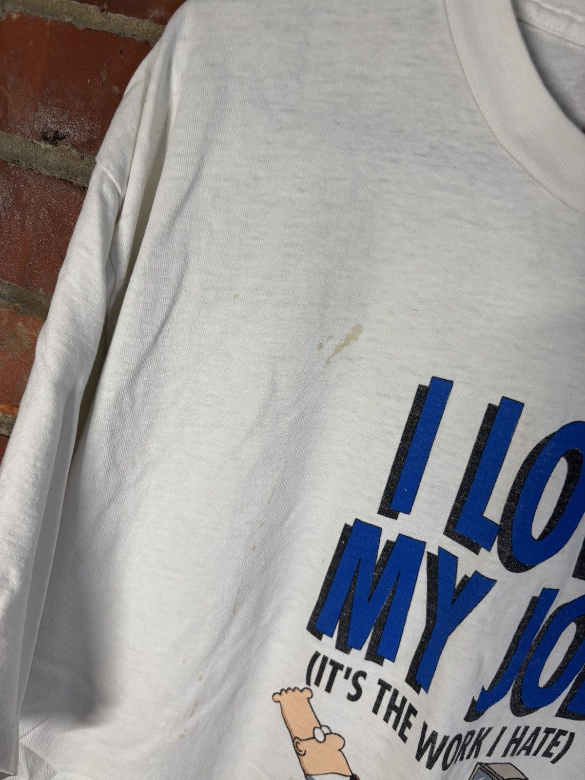 Other Vintage 90s Dilbert I Love My Job The Work I Hate Shirt XL Size US XL / EU 56 / 4 - 4 Thumbnail