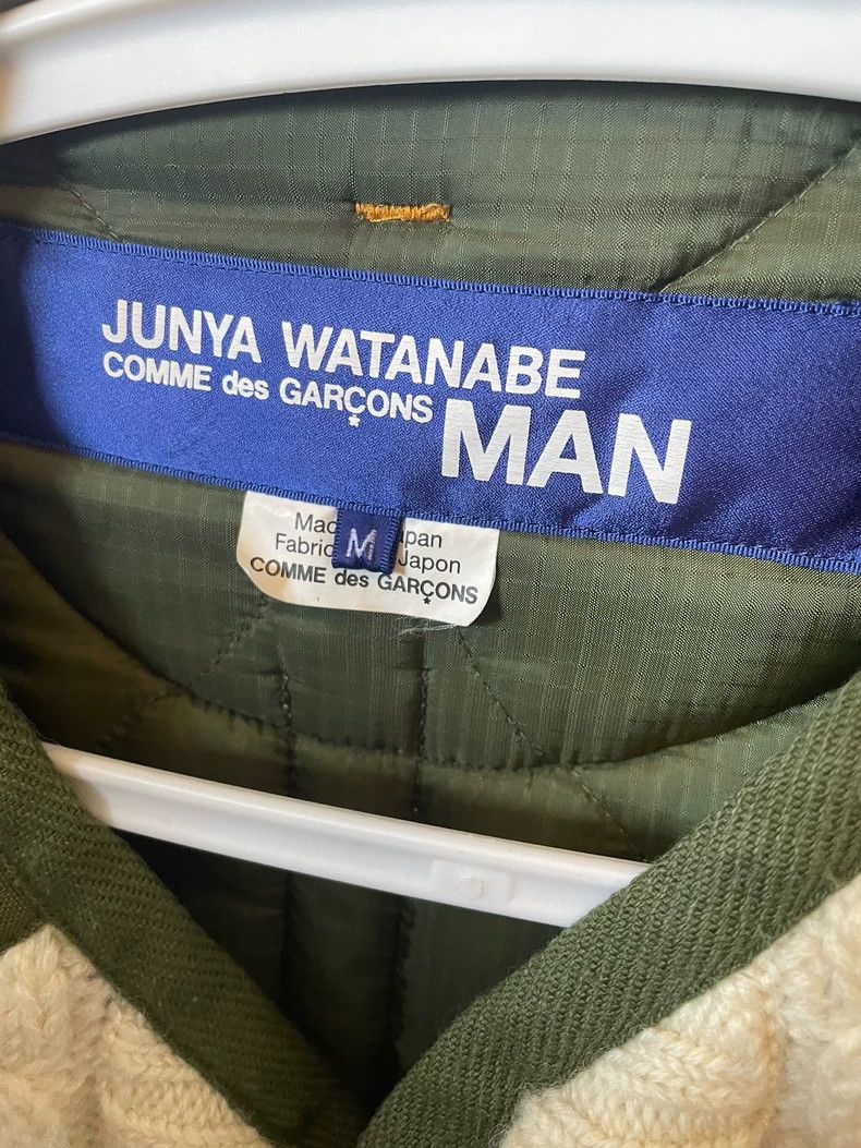 Junya Watanabe Junya Watanabe Cotton-knitted stitching jacket with inner Size US M / EU 48-50 / 2 - 2 Thumbnail