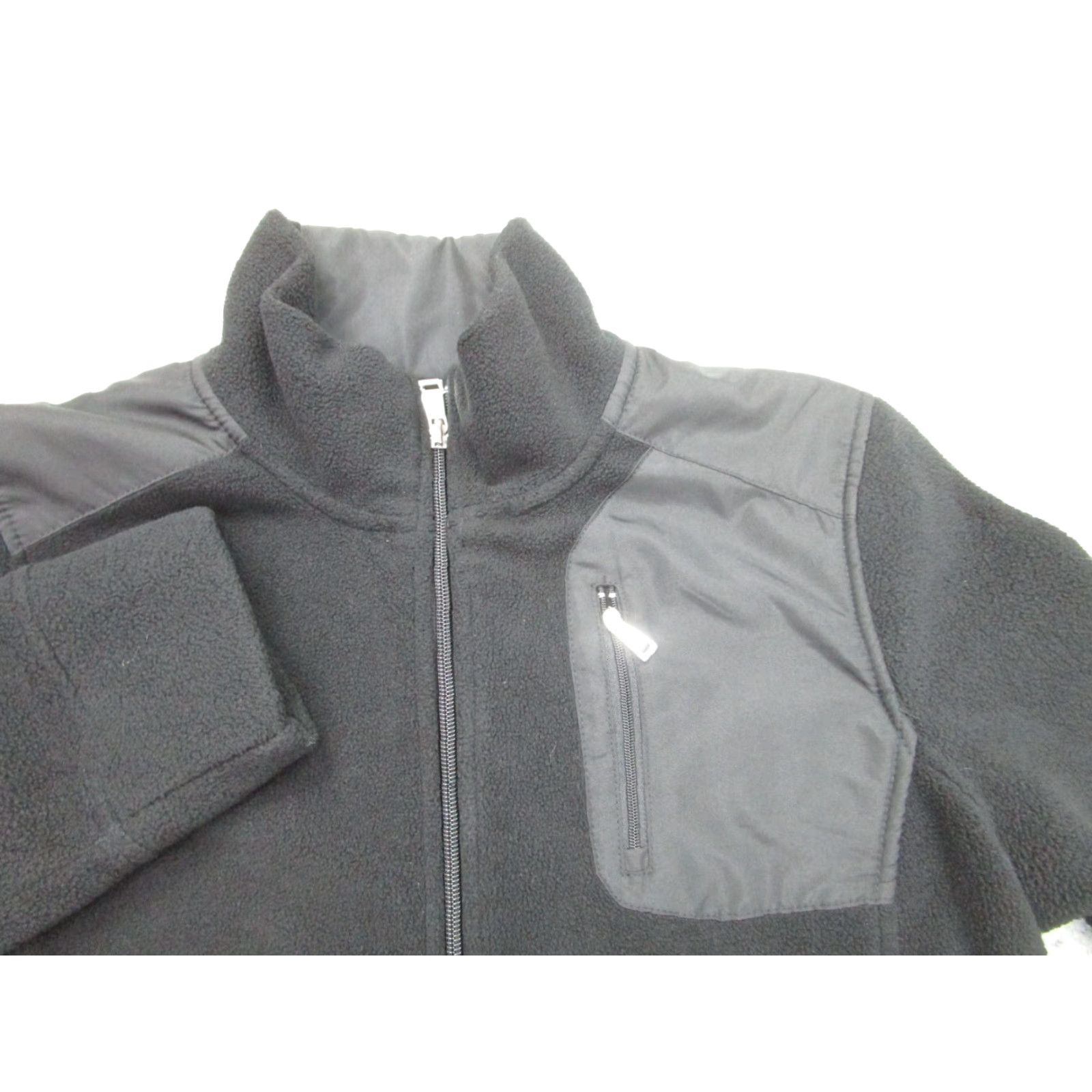 Ralph Lauren VINTAGE Ralph Lauren Fleece Zip Sweater Womens Medium Black Full Zip Mock Neck Size M / US 6-8 / IT 42-44 - 3 Thumbnail