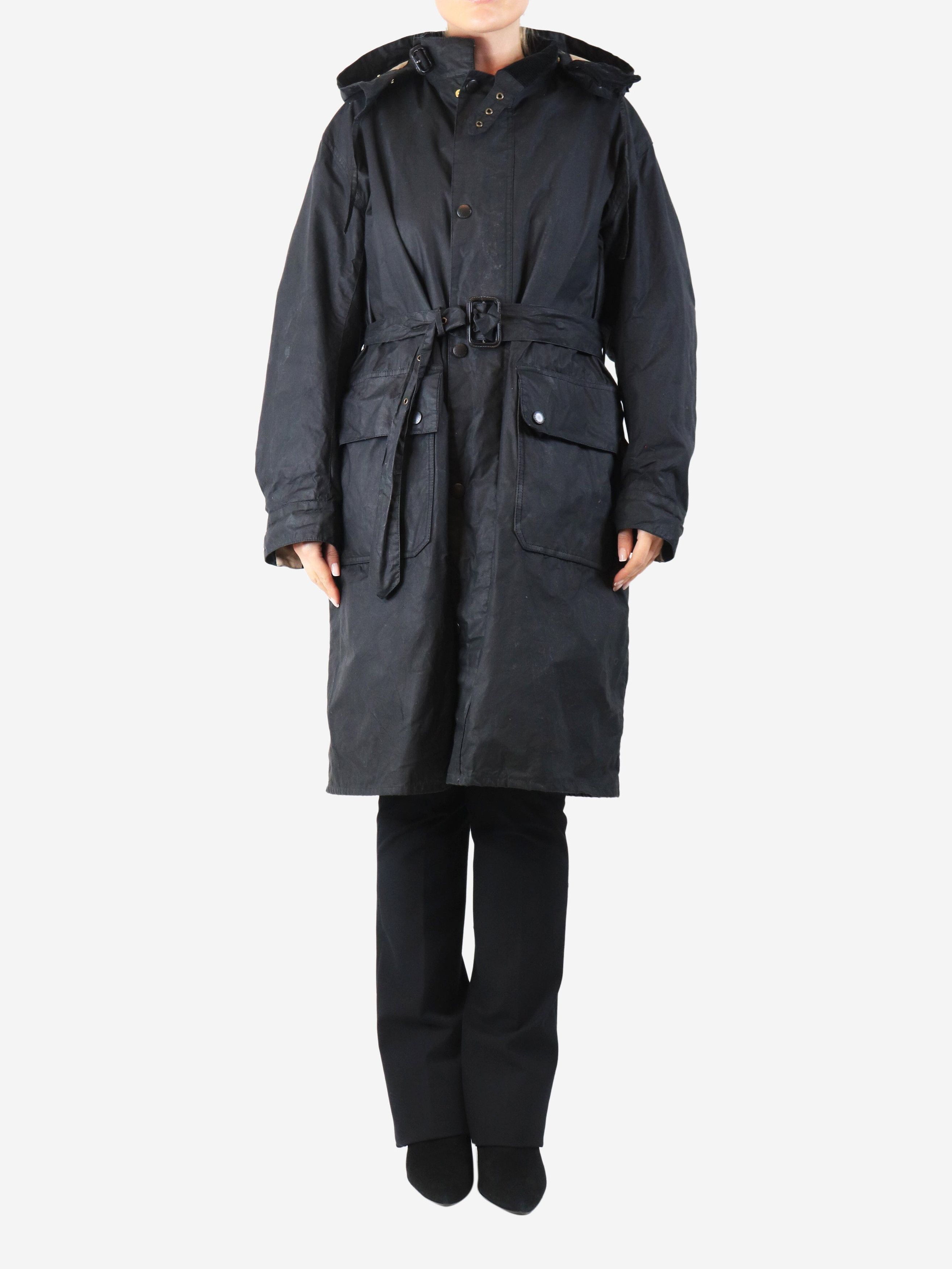 Other Black waxed parka - UK 14 Size L / US 10 / IT 46 - 1 Thumbnail