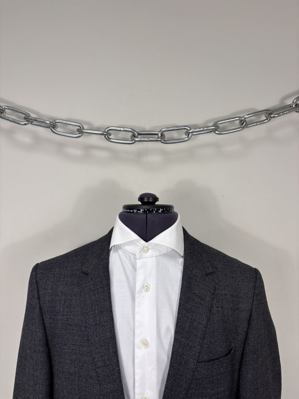 Hugo Boss Hugo Boss Men’s Grey Tailored Stretch Wool Blazer Jacket Size 38R - 7 Thumbnail