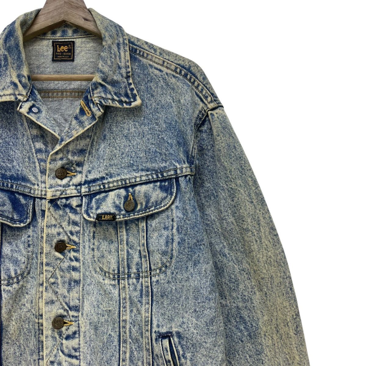 Lee × Vintage 💥Vintage Lee Acid Wash Trucker Jacket Size US M / EU 48-50 / 2 - 4 Thumbnail