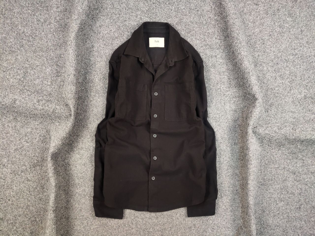 Folk Folk Design Button Long Sleeve Overshirt Pocket Light Jacket Size US M / EU 48-50 / 2 - 1 Thumbnail