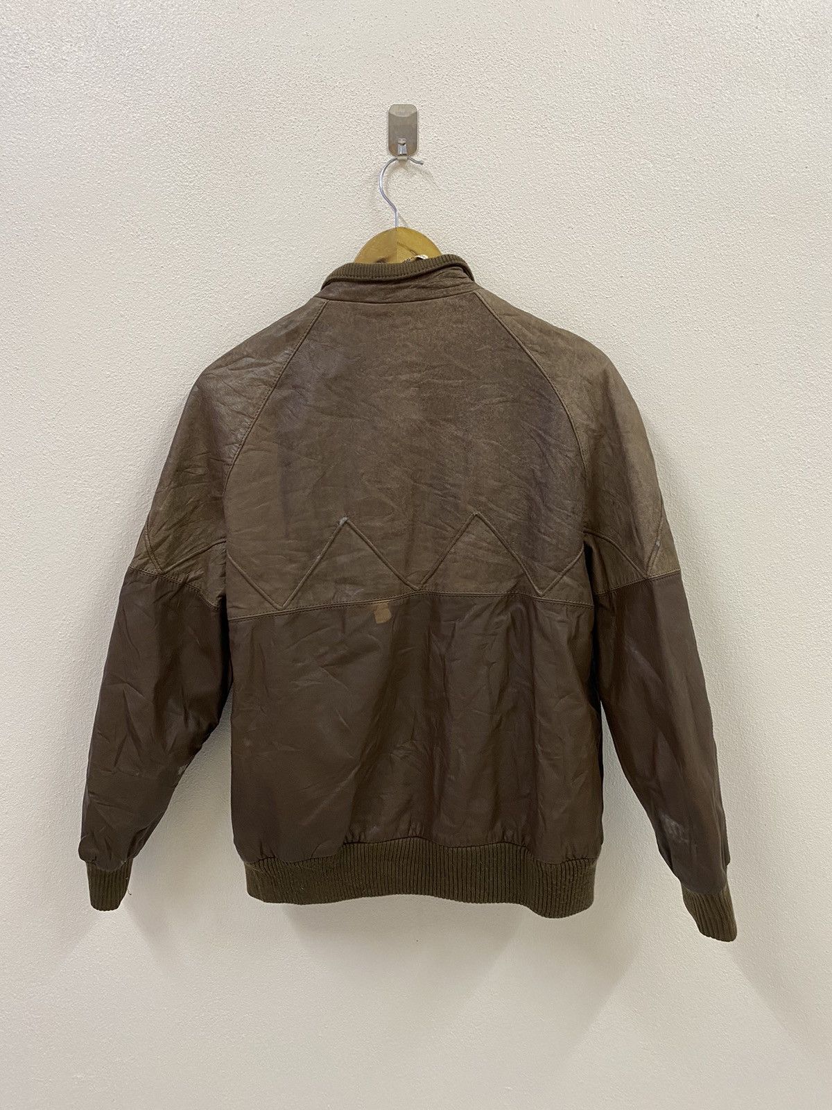 Leather Vtg Leather Cowhide Jacket Size US L / EU 52-54 / 3 - 2 Thumbnail