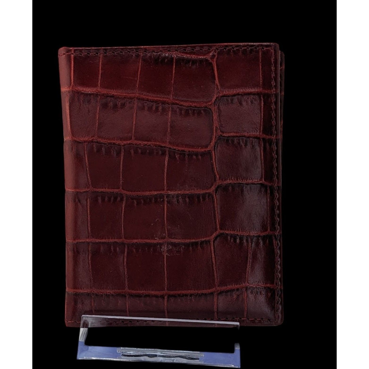Other Graphic Image Genuine Leather Crocodile Texture ID Holder Wa Size ONE SIZE - 2 Thumbnail