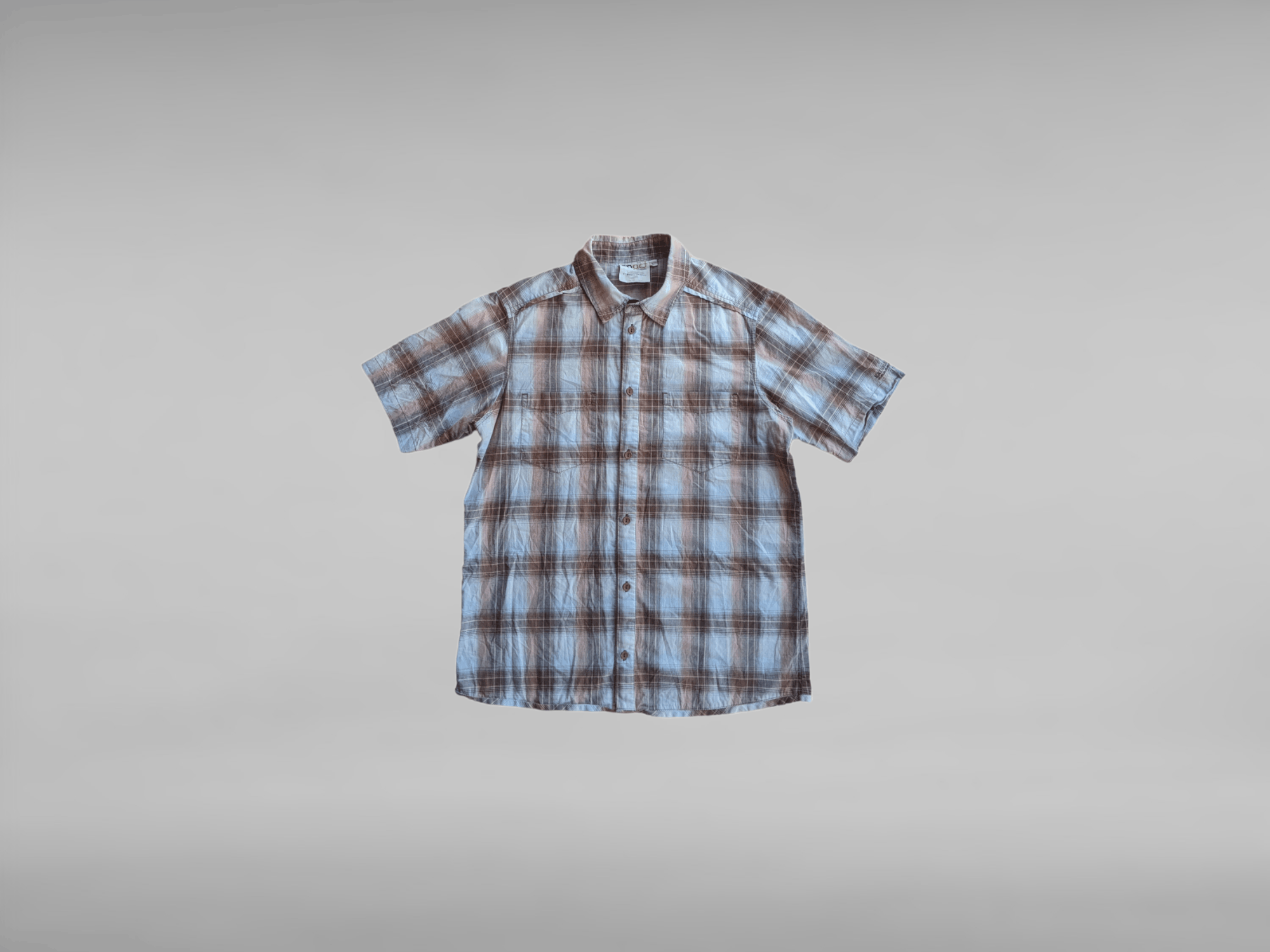 Japanese Brand × Kathmandu Kathmandu Outdoor Plaid Shirt Organic Cotton Gorpcore Size US L / EU 52-54 / 3 - 2 Thumbnail
