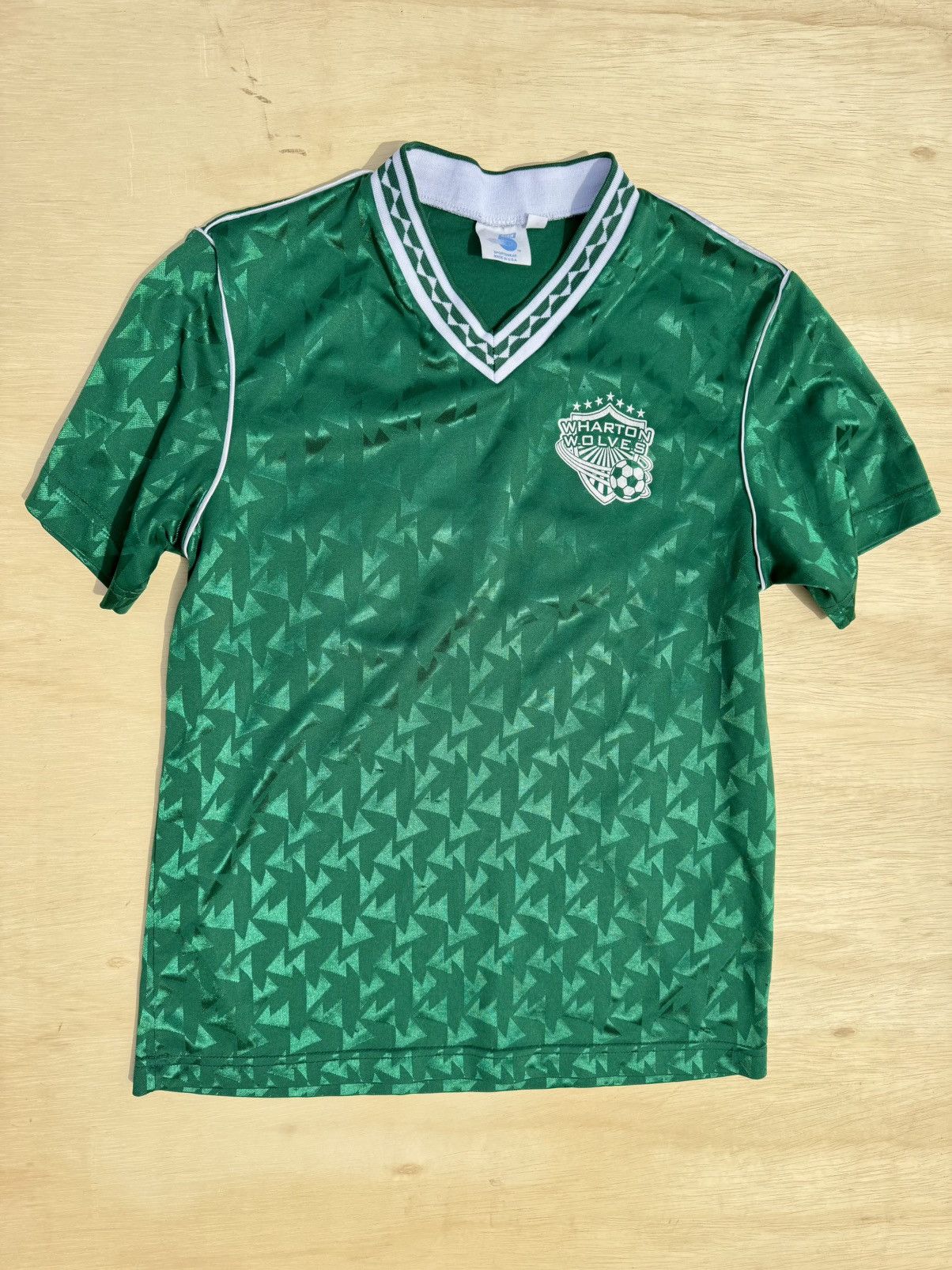 Vintage Vintage 90’s Wharton Wolves Retro Soccer Jersey Size US M / EU 48-50 / 2 - 1 Thumbnail