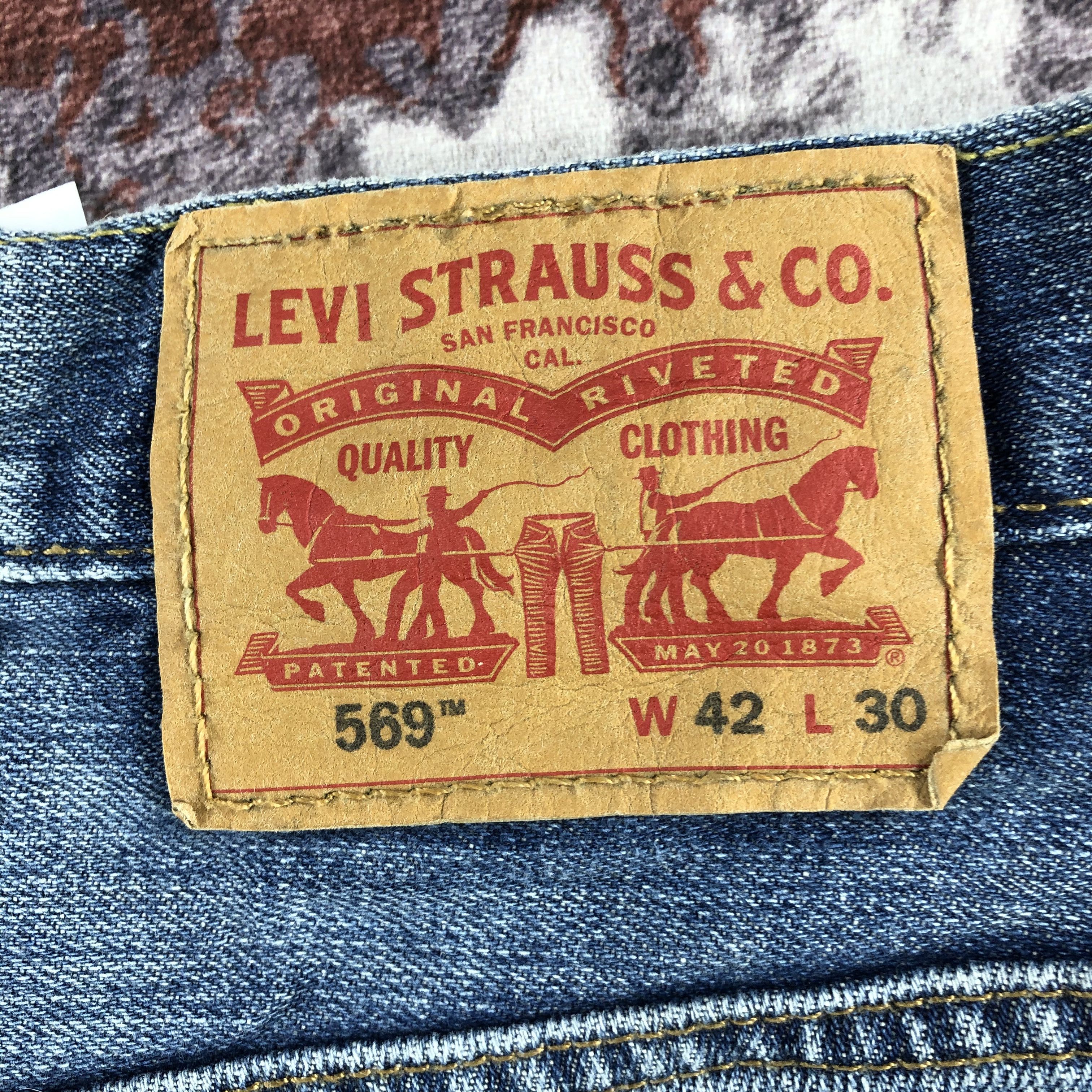 Levi's × Vintage Vintage Blue Wash Levis 569 Jeans-JM2980 Size US 44 / EU 60 - 6 Thumbnail