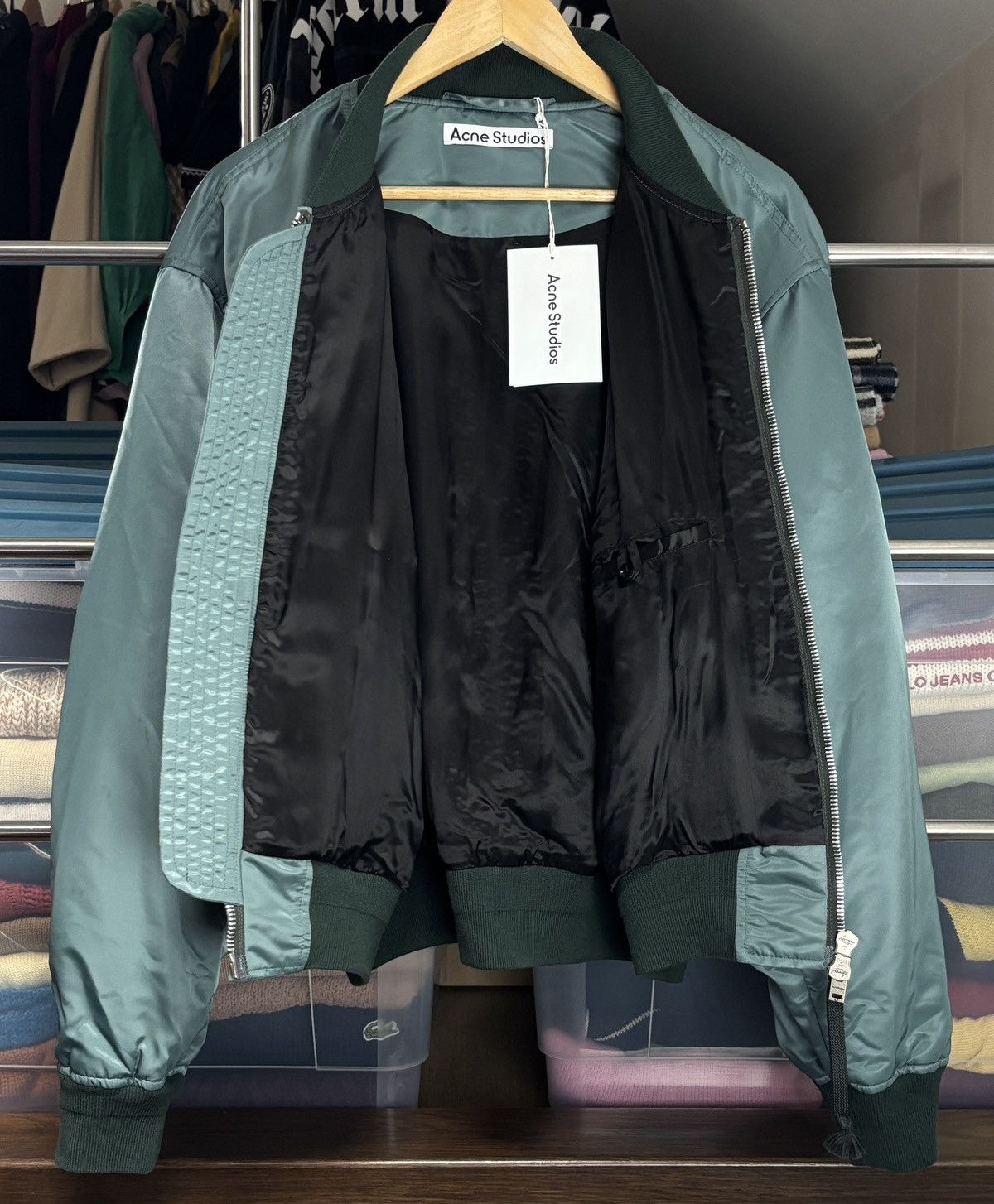 Acne Studios Acne Studios x HFD Rare Boxy Bomber Jacket Grail Designer Size US S / EU 44-46 / 1 - 5 Thumbnail
