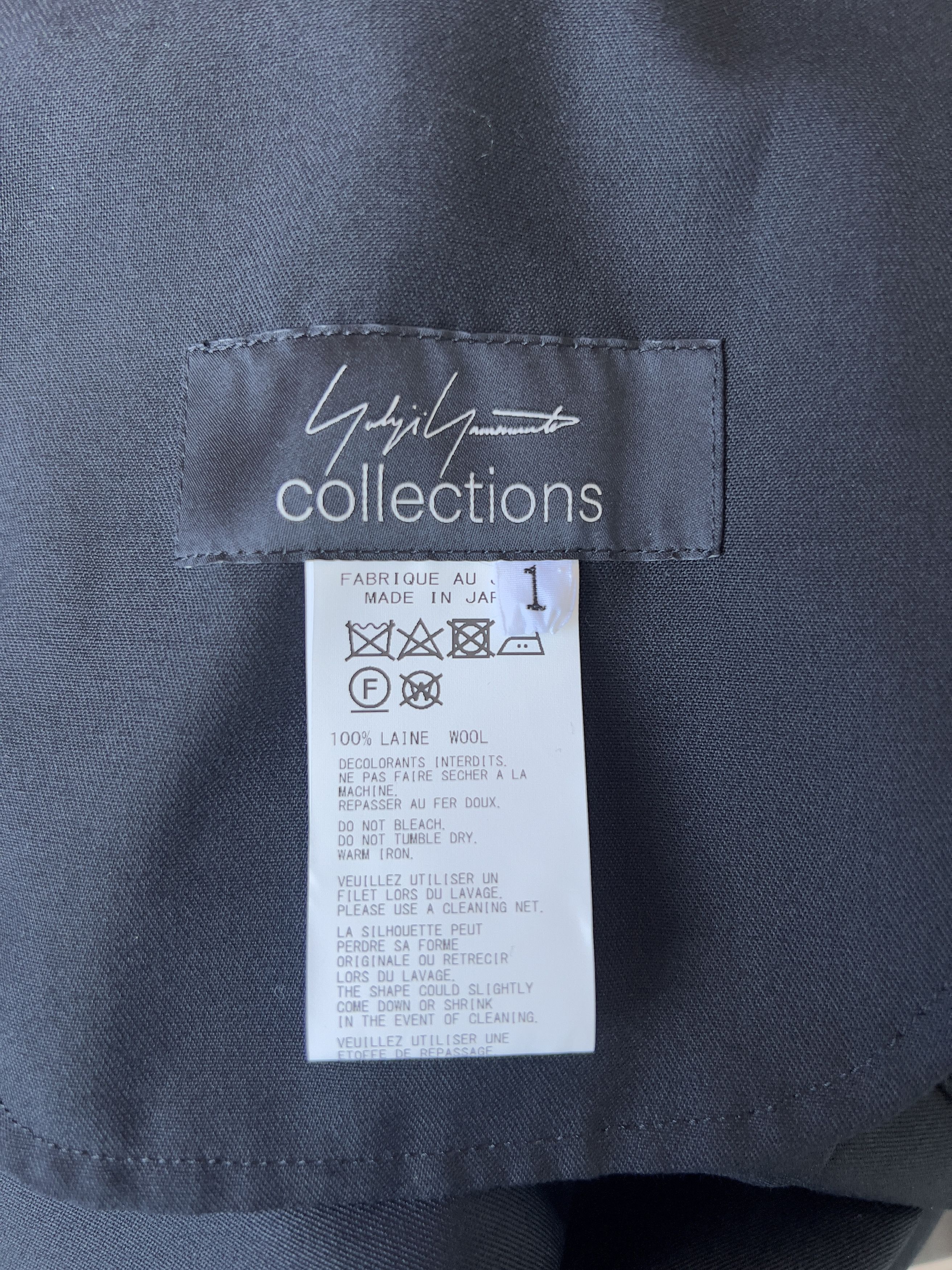 Yohji Yamamoto Yohji Yamamoto Femme - Rayon Asymmetrical Draped Skirt Size 24" / US 00 / IT 34 - 11 Thumbnail