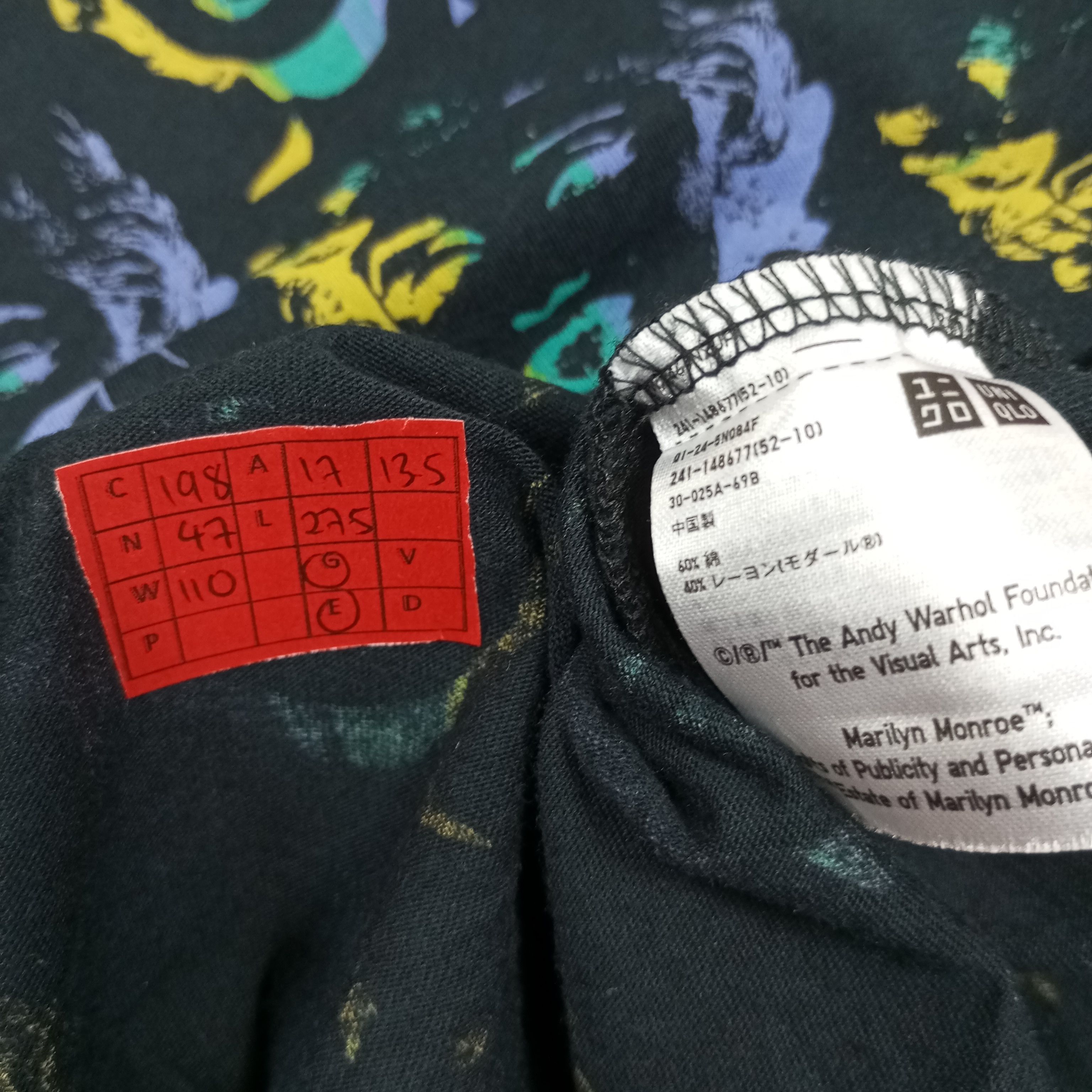 Andy Warhol × Japanese Brand × Uniqlo Andy Warhol X Uniqlo Japanese Brand Sleeveless Tshirt Size US S / EU 44-46 / 1 - 6 Thumbnail
