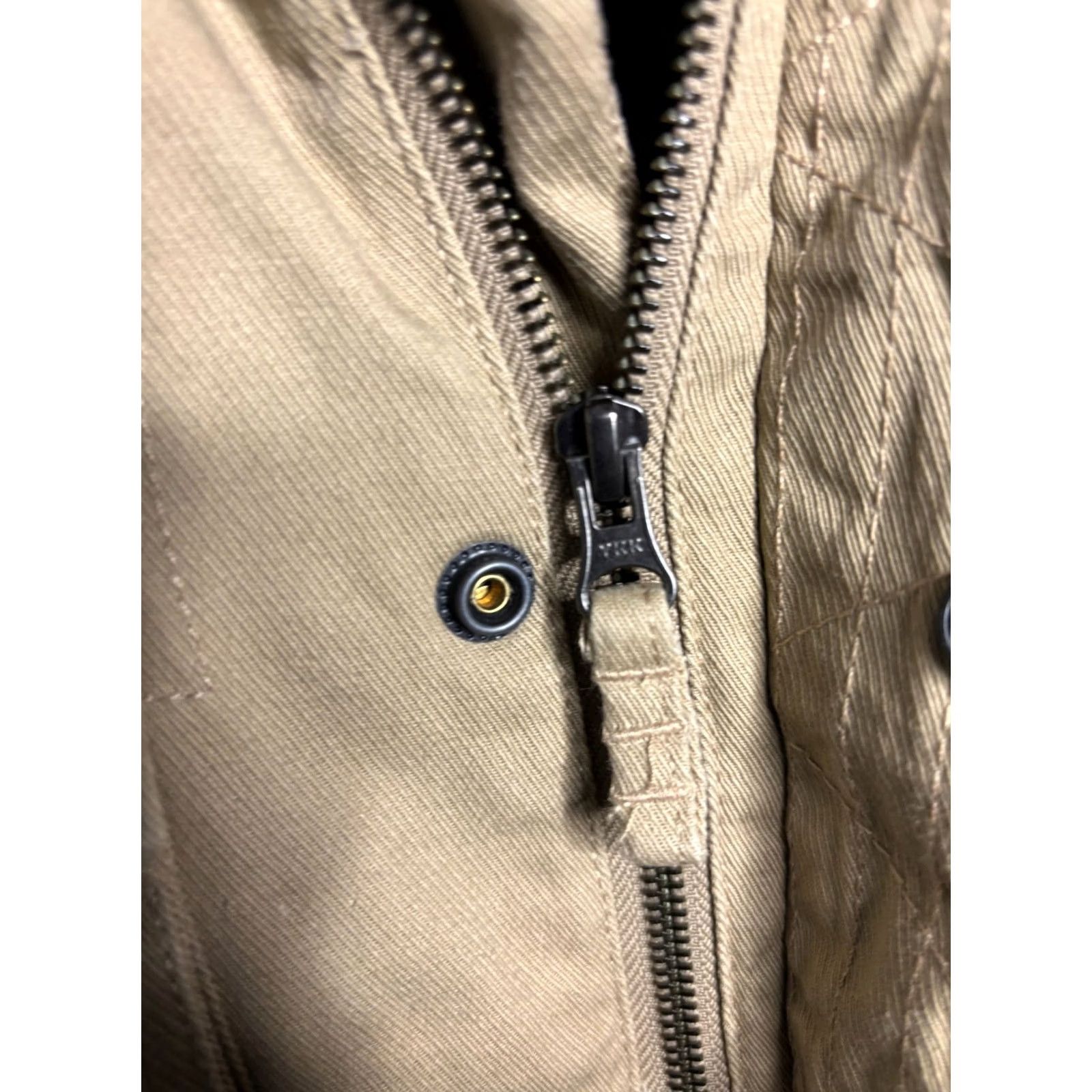 Timberland VINTAGE Timberland Weather Gear Jacket Mens Utility Weathergear 90s Beige XL Regular Zipper Full Zip Lined Cotton Canvas Hiking Outdoor Size US XL / EU 56 / 4 - 3 Thumbnail
