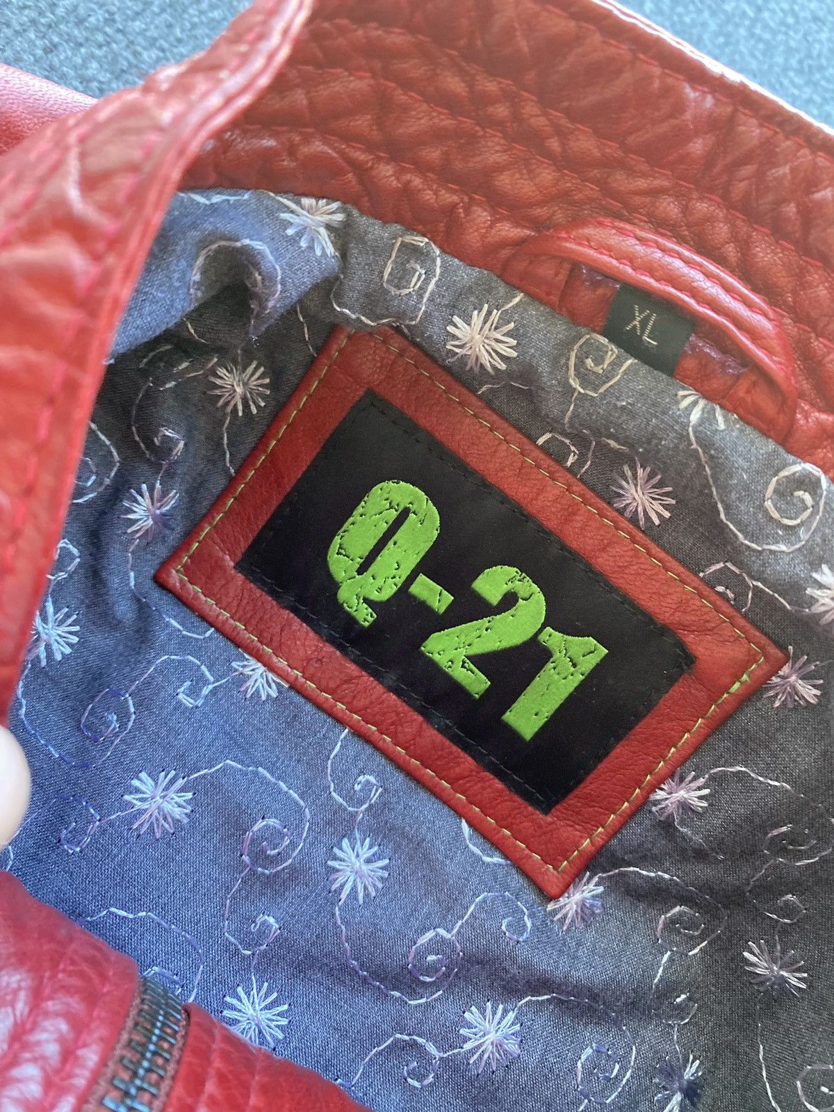 Other 🔥Opium Punk Gothic Red Leather Jacket q-21 Xl Size XL / US 12-14 / IT 48-50 - 6 Thumbnail