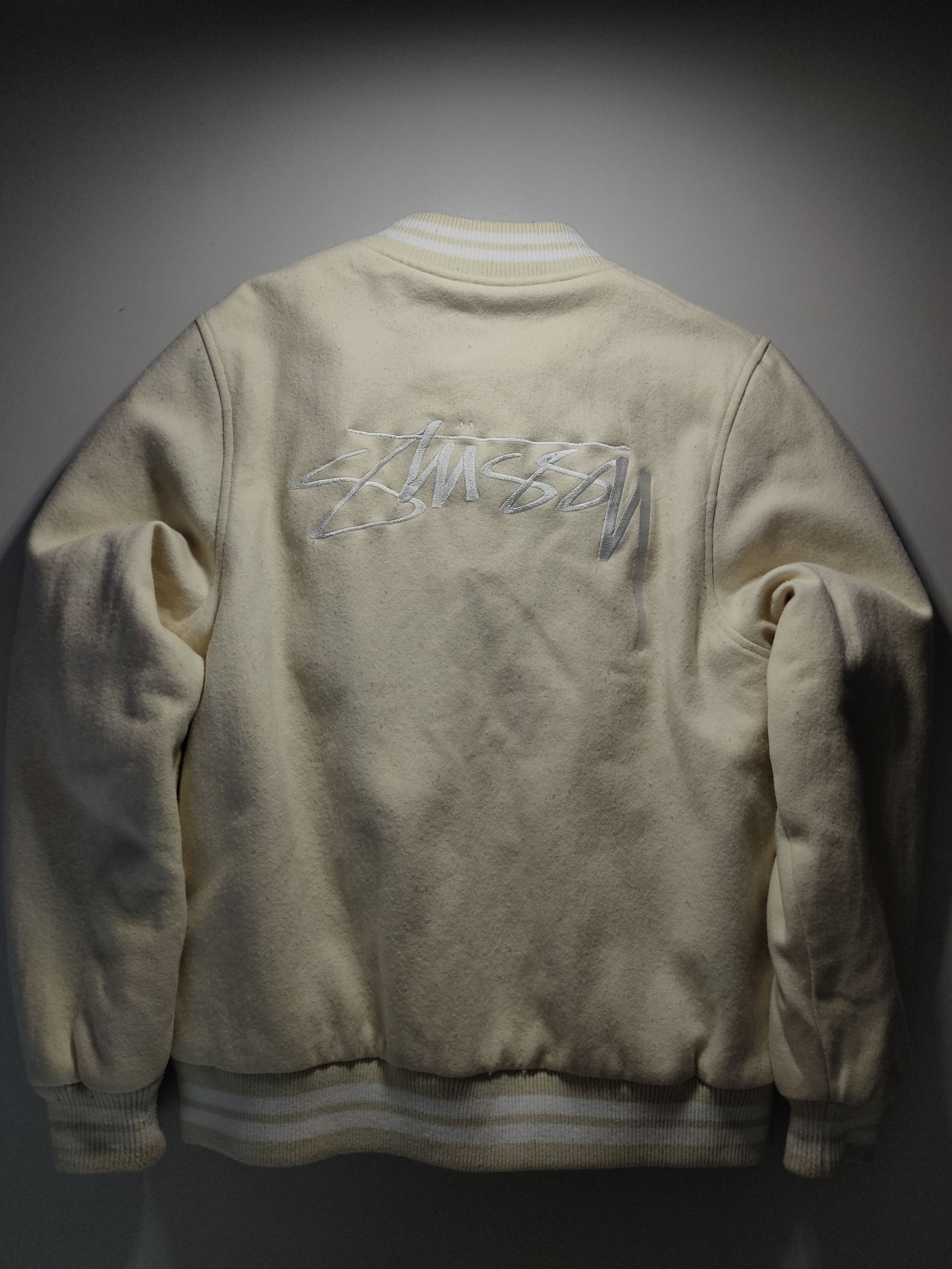 Stussy Stussy early 2000s wool bomber MA-1 jacket | Grailed