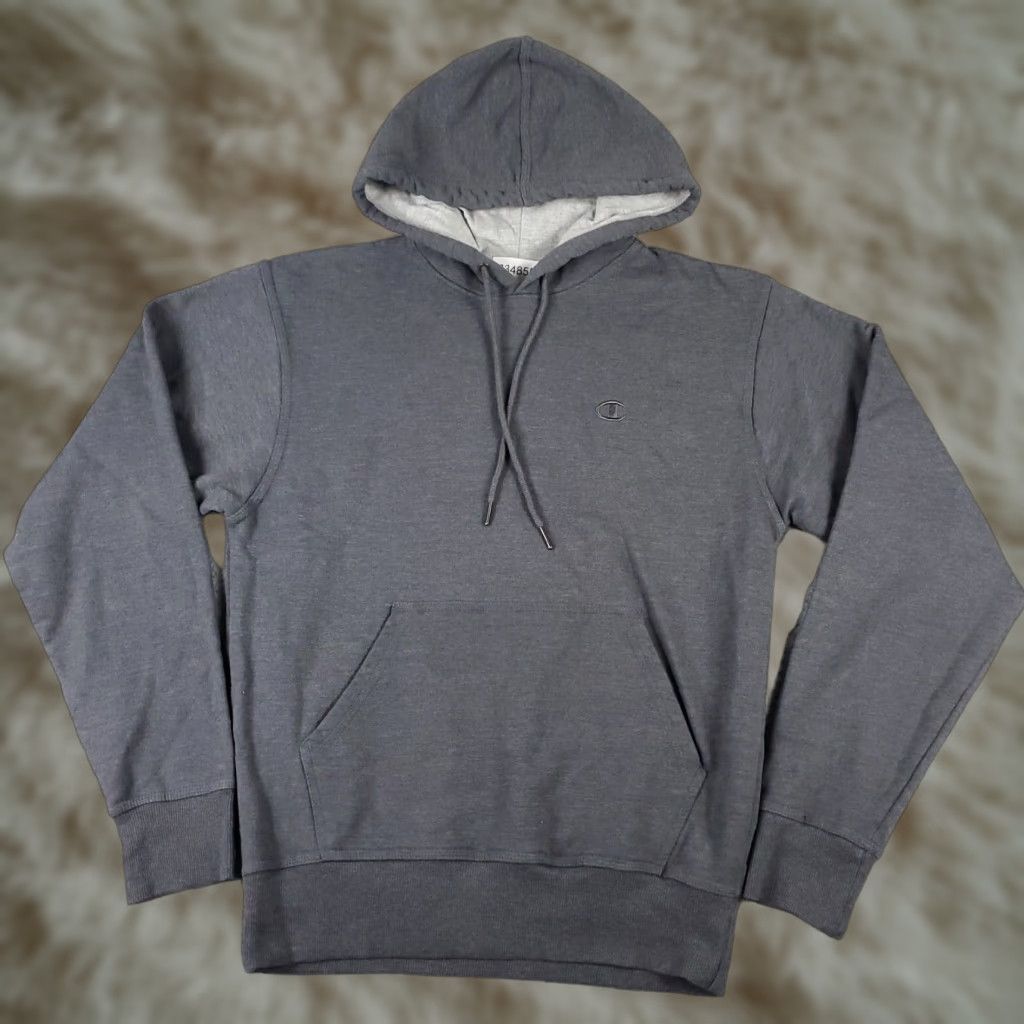 Champion VINTAGE Champion Men's Hoodie Pullover Sweatshirt S Gray Casual Fleece Logo Modern Size US S / EU 44-46 / 1 - 1 Thumbnail