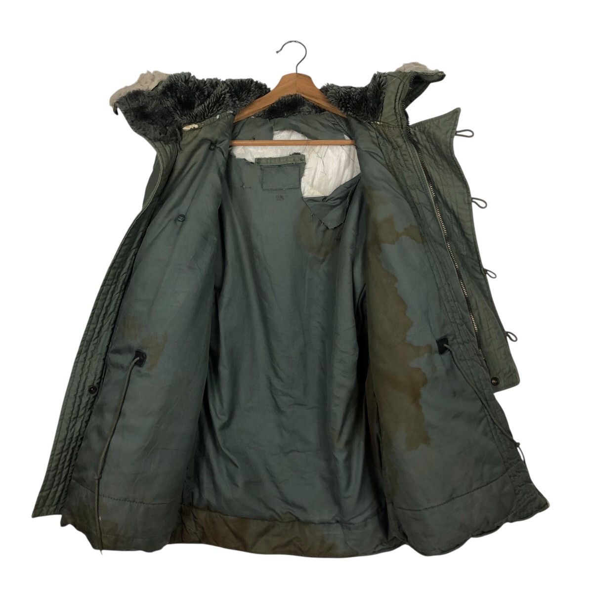 Vintage 📌Vintage Heavy Parka Jacket Military Scovill Zipper Usa Size US M / EU 48-50 / 2 - 15 Thumbnail