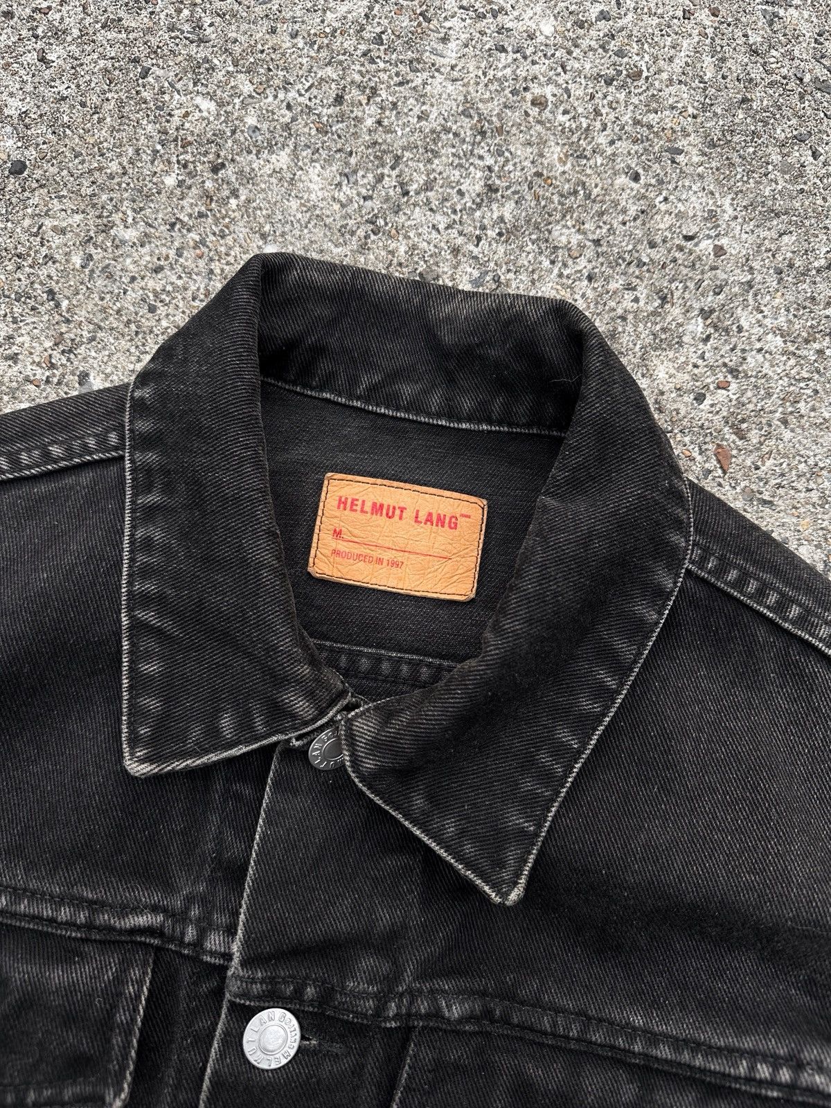 Helmut Lang Helmut Lang AW97 Faded Black Denim Jacket Size US M / EU 48-50 / 2 - 6 Thumbnail
