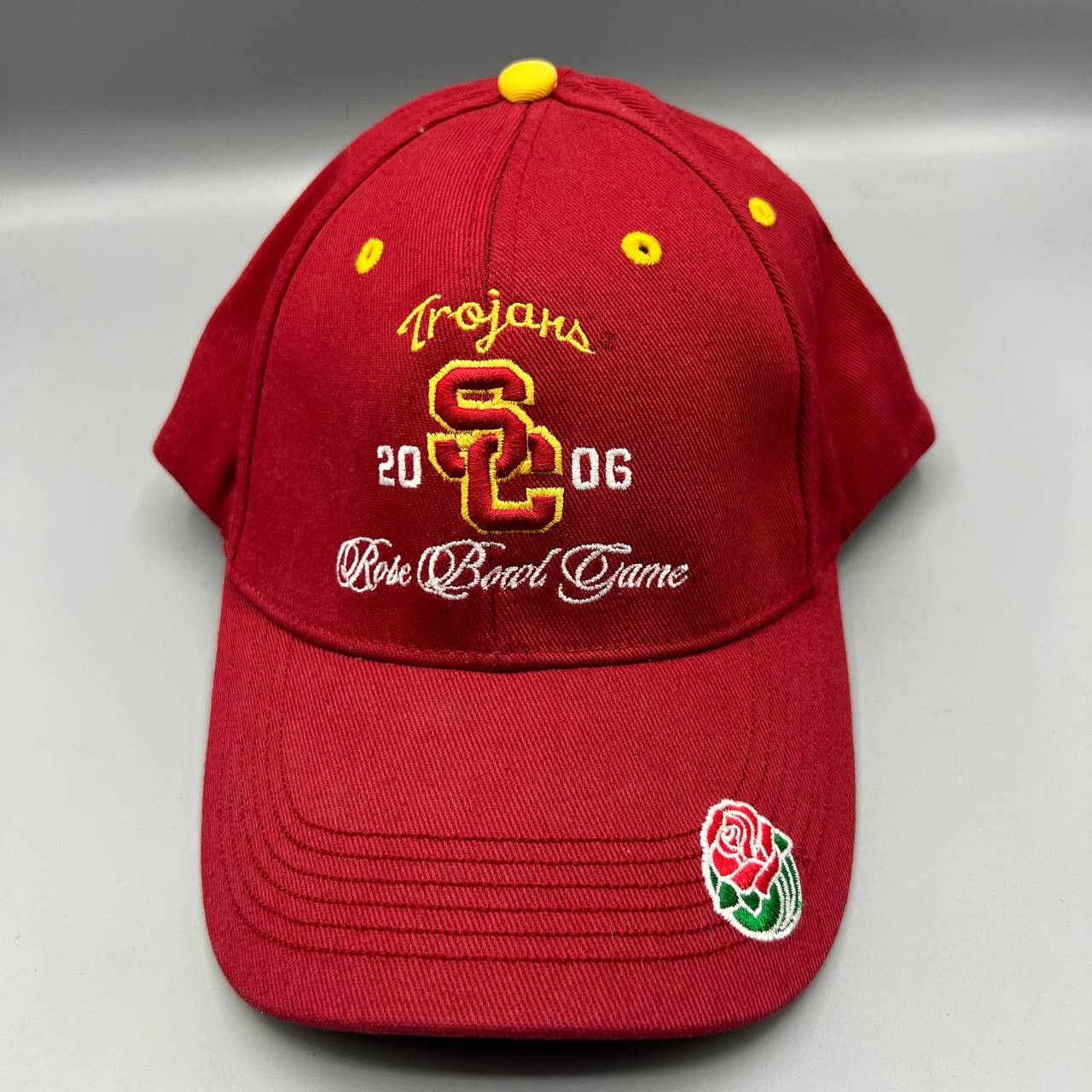 Other USC Trojans Hat Men Rose Bowl Game Stretch Fitted Cap M-L Size ONE SIZE - 1 Thumbnail