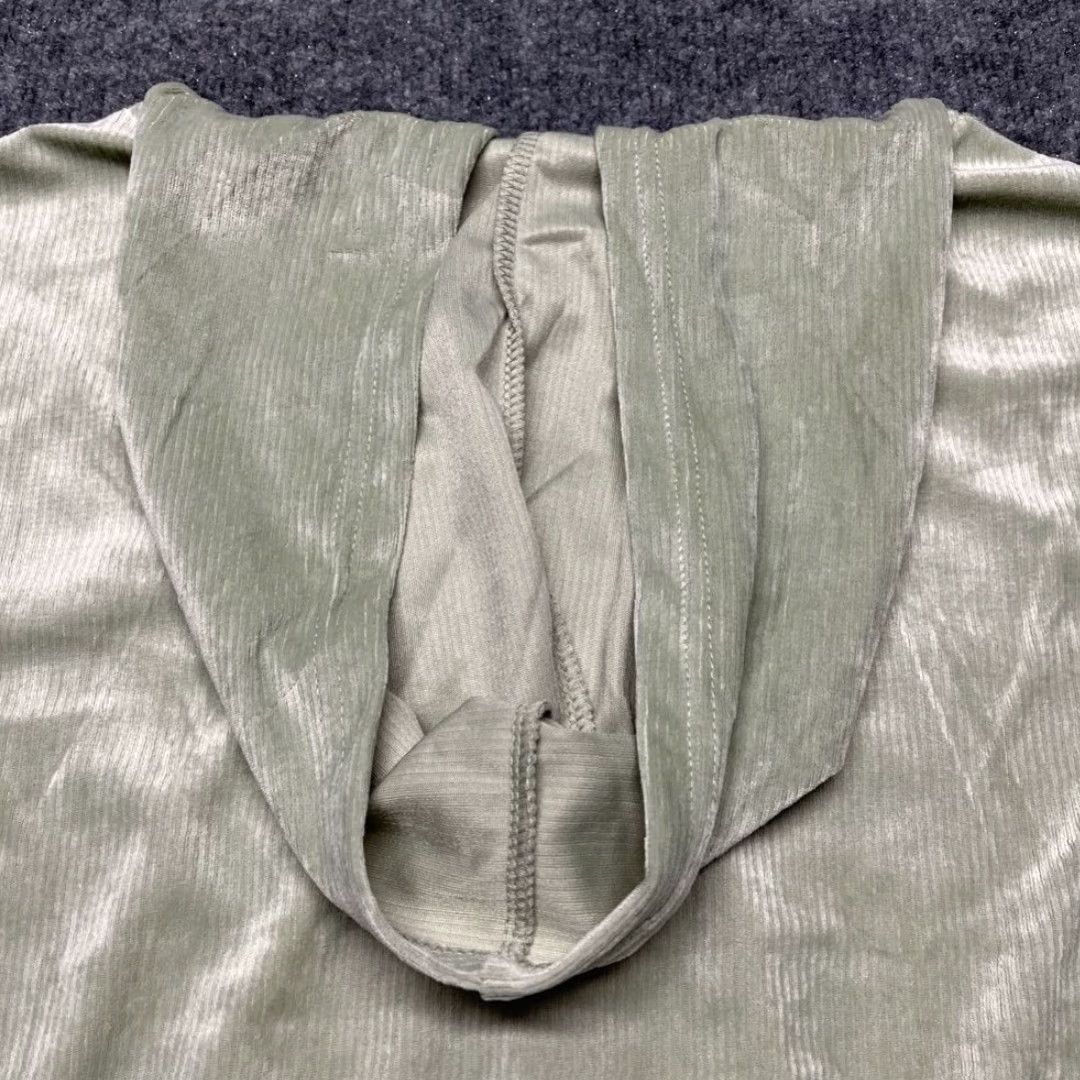Vintage Rue21 Cropped Hoodie Womens S Green Good Vibes Long Sleeve Stretch Half Zip New Size S / US 4 / IT 40 - 6 Thumbnail