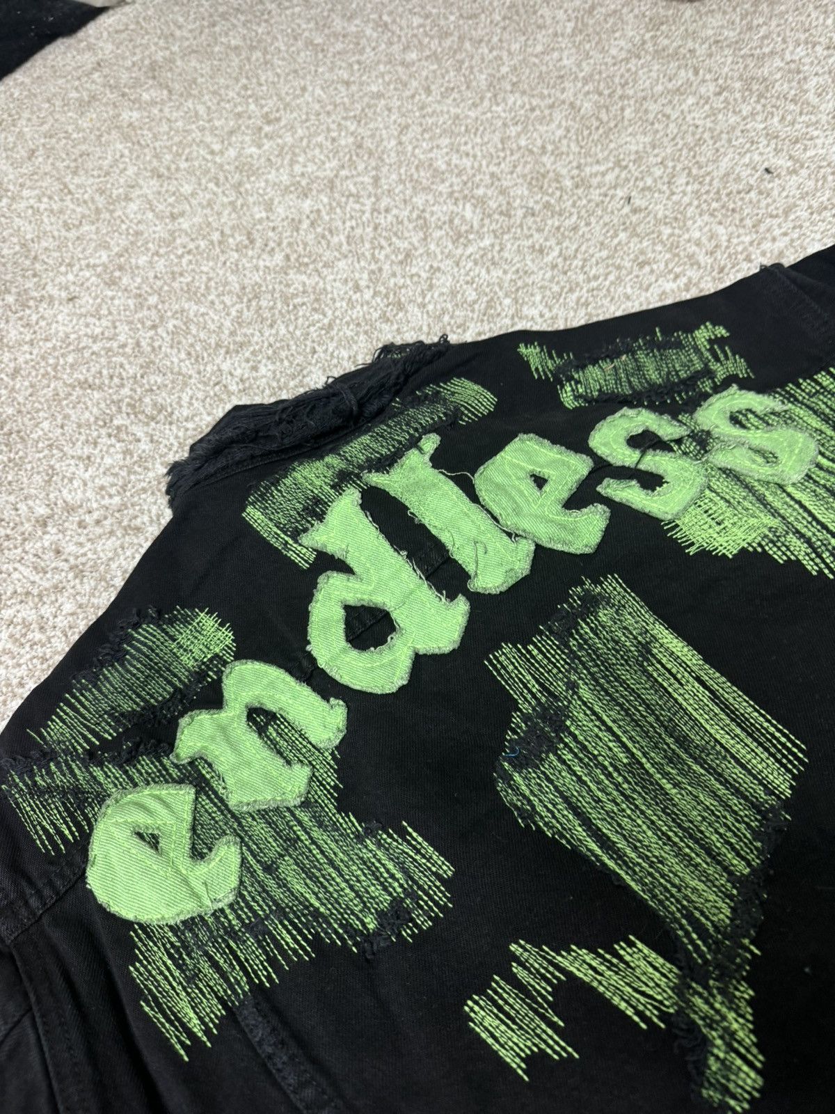 Vlone Endless Denim Jacket Size US L / EU 52-54 / 3 - 8 Thumbnail