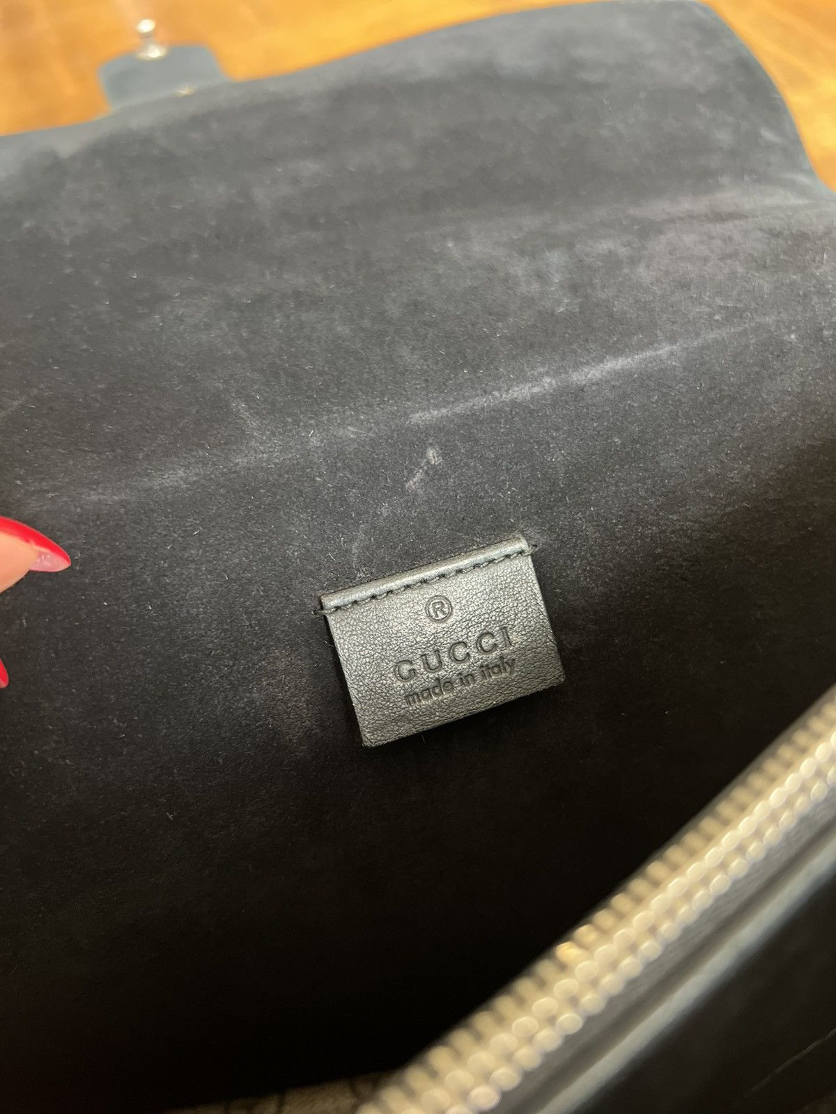 Gucci Gucci Dyonisus logo & black bag - Large Size ONE SIZE - 6 Thumbnail