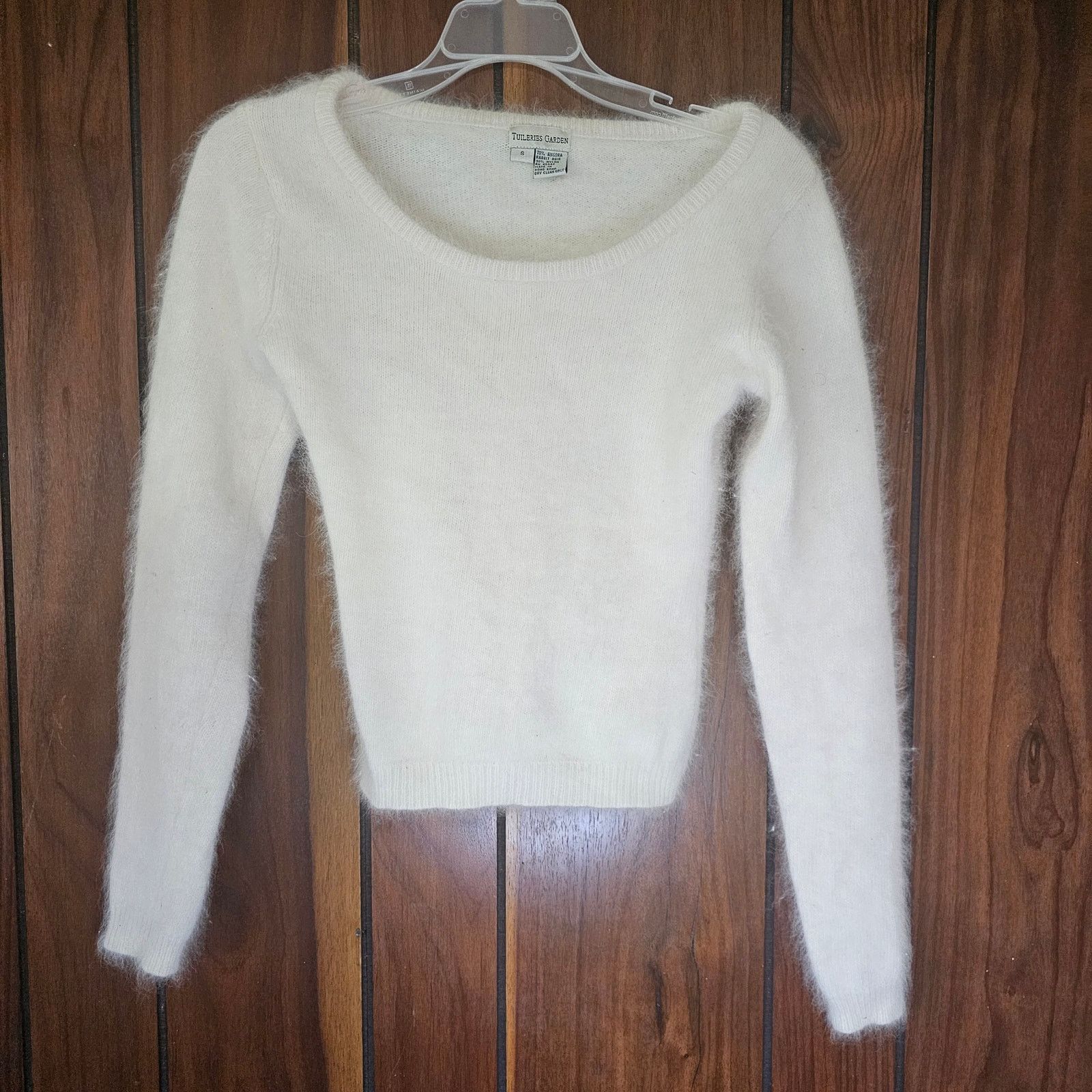 Other Tuileries Garden White Angora Rabbit Hair Sweater Sz Small Size S / US 4 / IT 40 - 1 Thumbnail