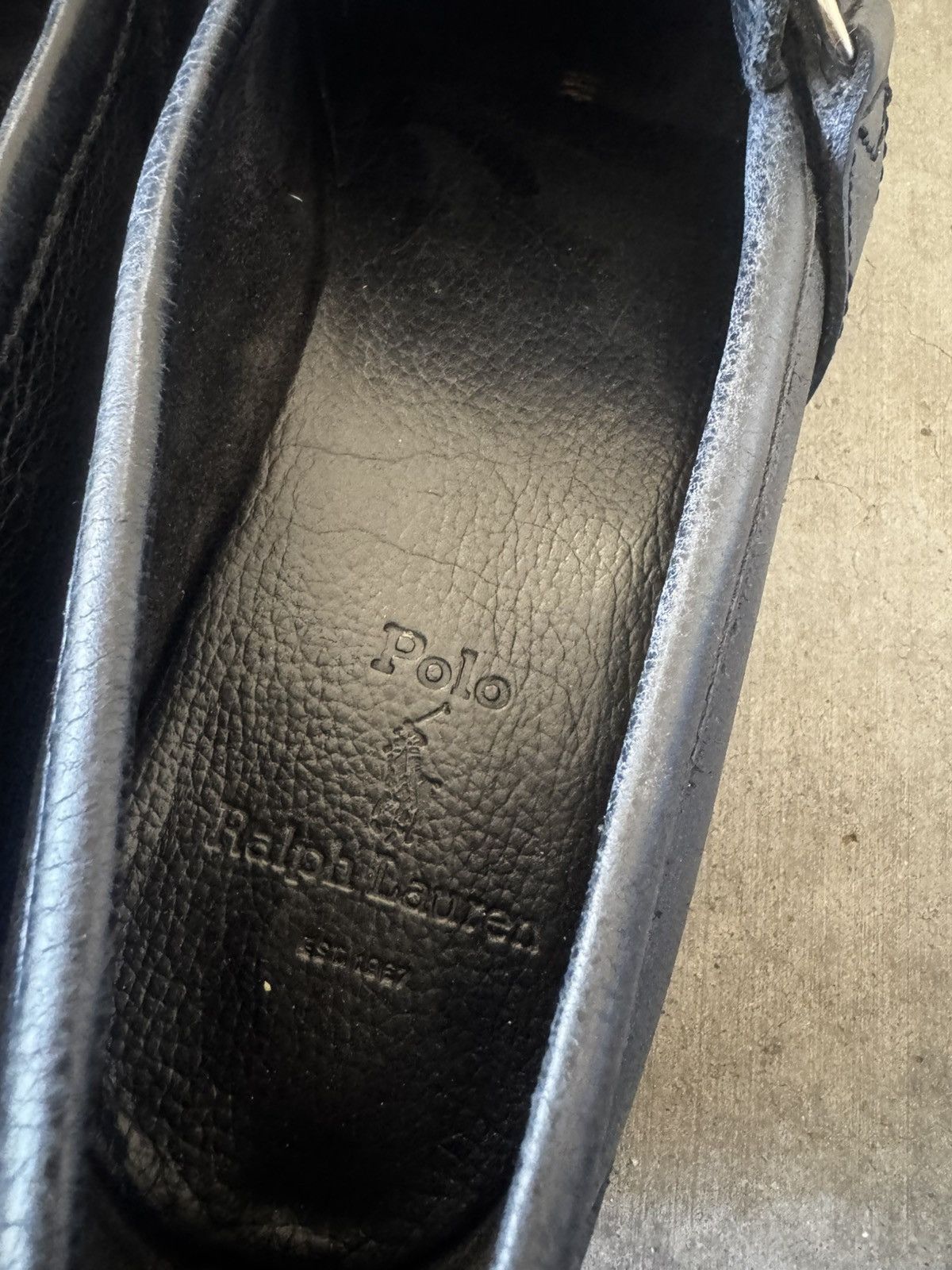 Polo Ralph Lauren Polo by Ralph Lauren Vintage D-Ring Vamp Leather Loafer Size US 10.5 / EU 43-44 - 6 Thumbnail