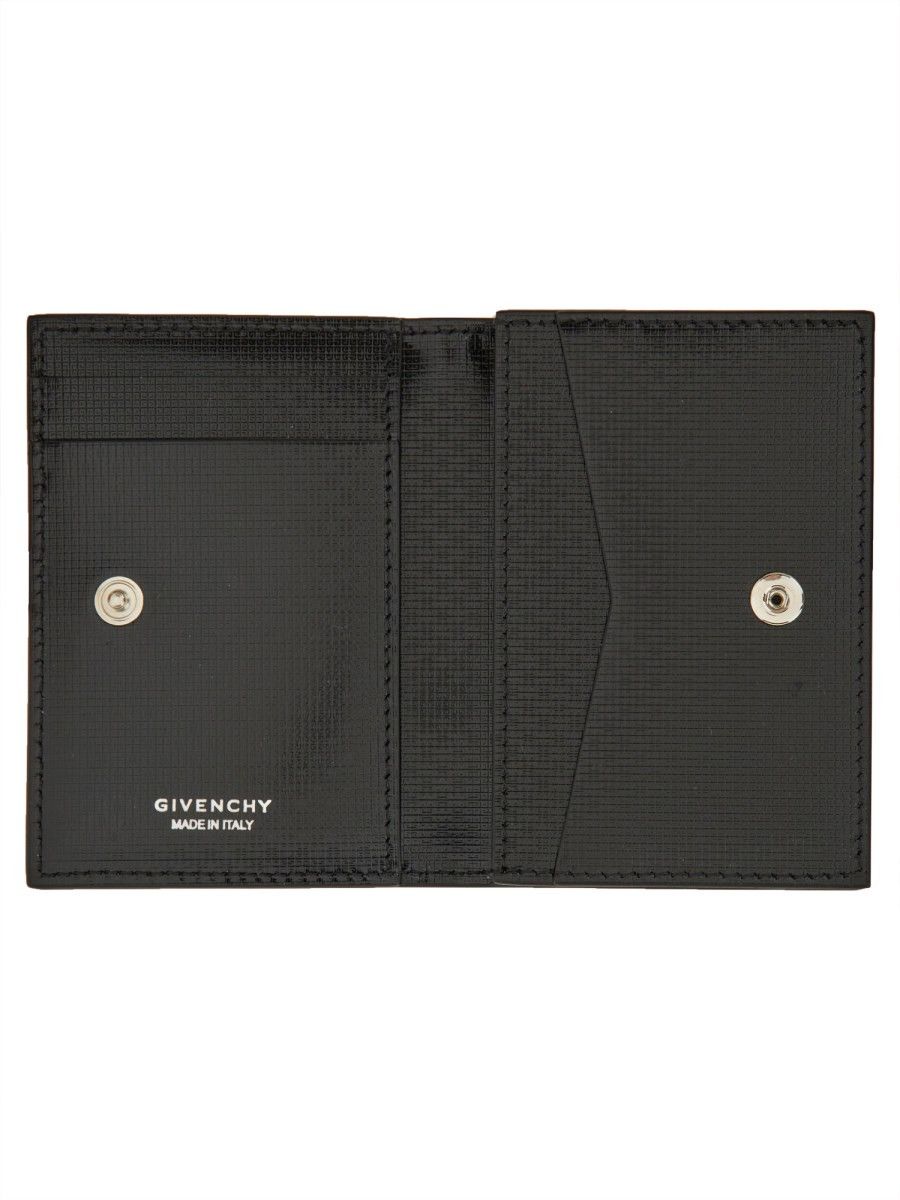 Givenchy o1srvl11e1224 Size: OS/Leather Card Holder in Black Size ONE SIZE - 3 Thumbnail