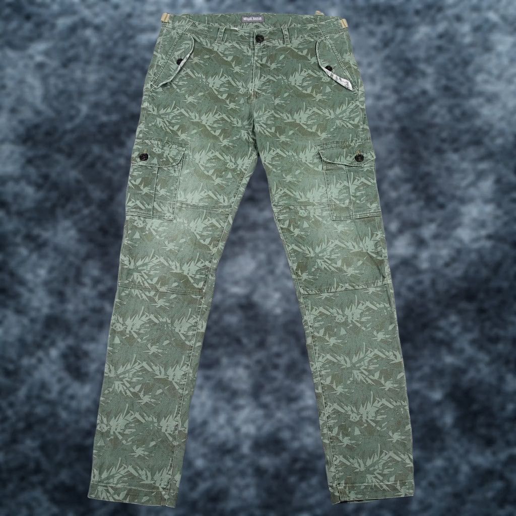 Vintage Michael Bastian Cargo Pants Mens 32x30 Green Camo Stretch Tapered Pockets Size US 32 / EU 48 - 1 Thumbnail