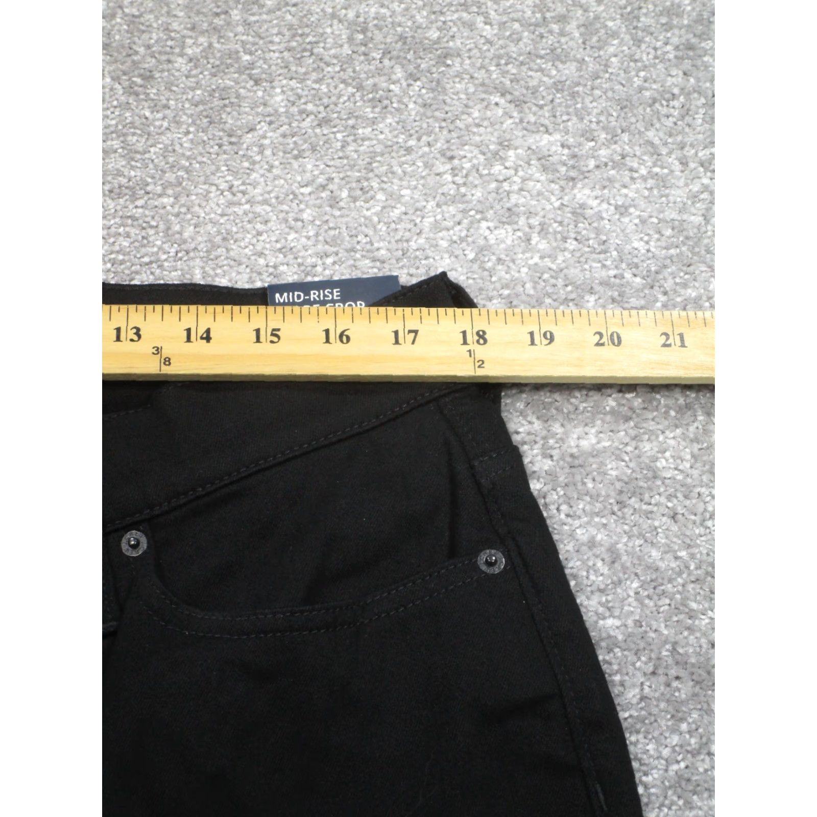 J.Crew J. Crew Jeans Womens 34 Flare Crop Black Denim NEW Size 24" / US 00 / IT 34 - 6 Thumbnail