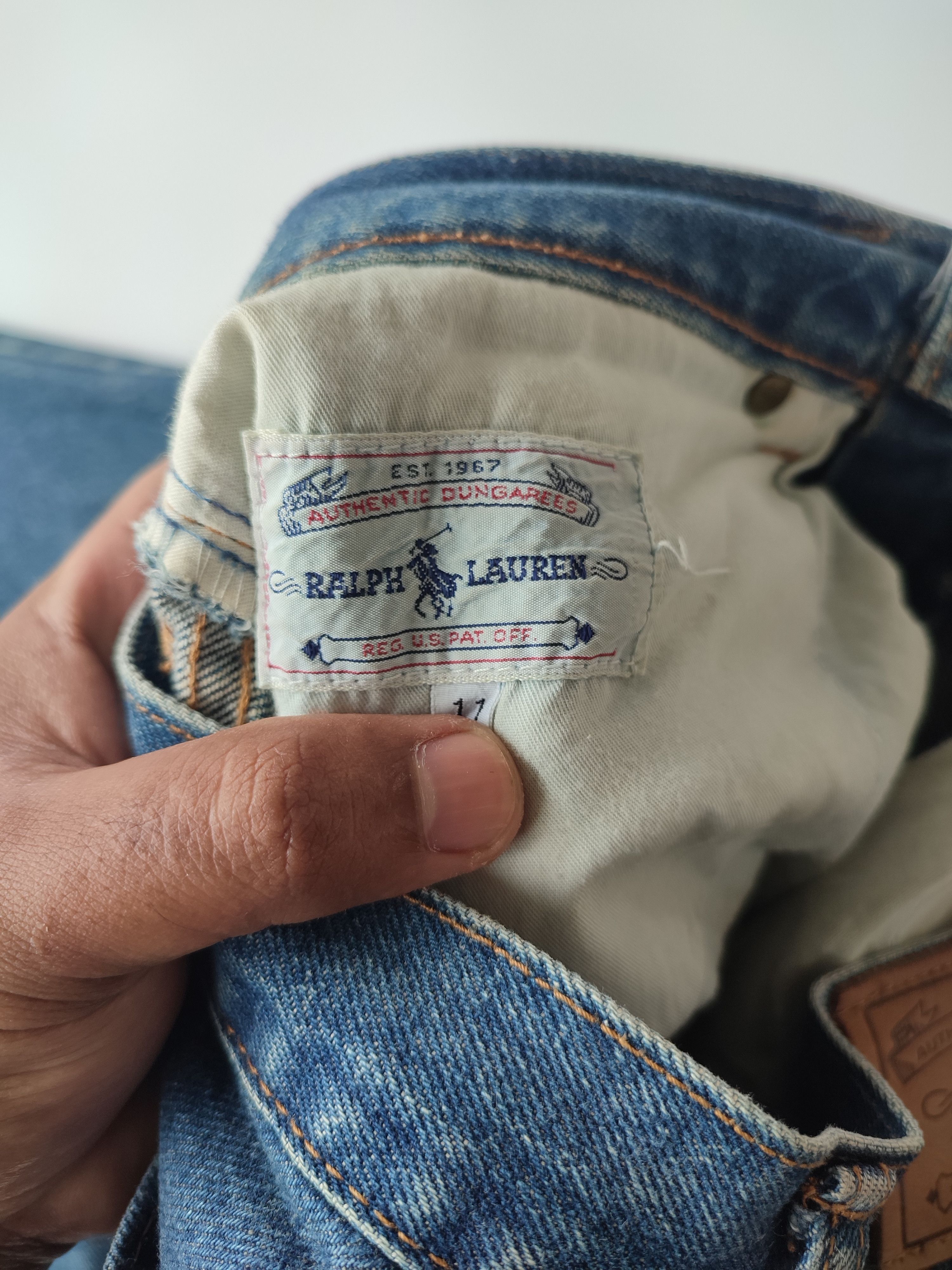 Polo Ralph Lauren VTG POLO RALPH LAUREN DUNGAREES JEANS Size US 30 / EU 46 - 8 Thumbnail