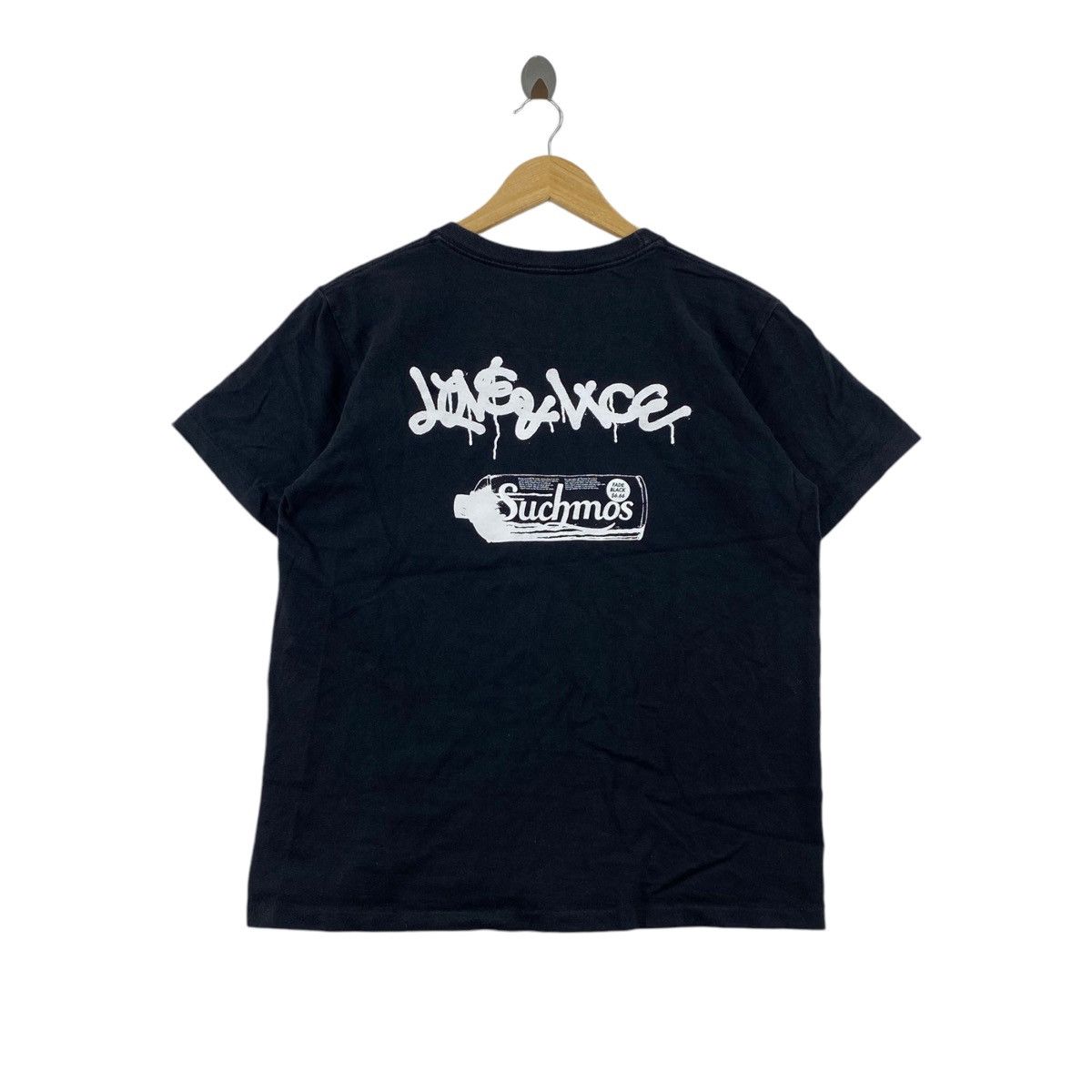 Japanese Brand LOVE&VICE SUCHMOS Japanese Rock Band Logo Print Black Size US L / EU 52-54 / 3 - 1 Thumbnail