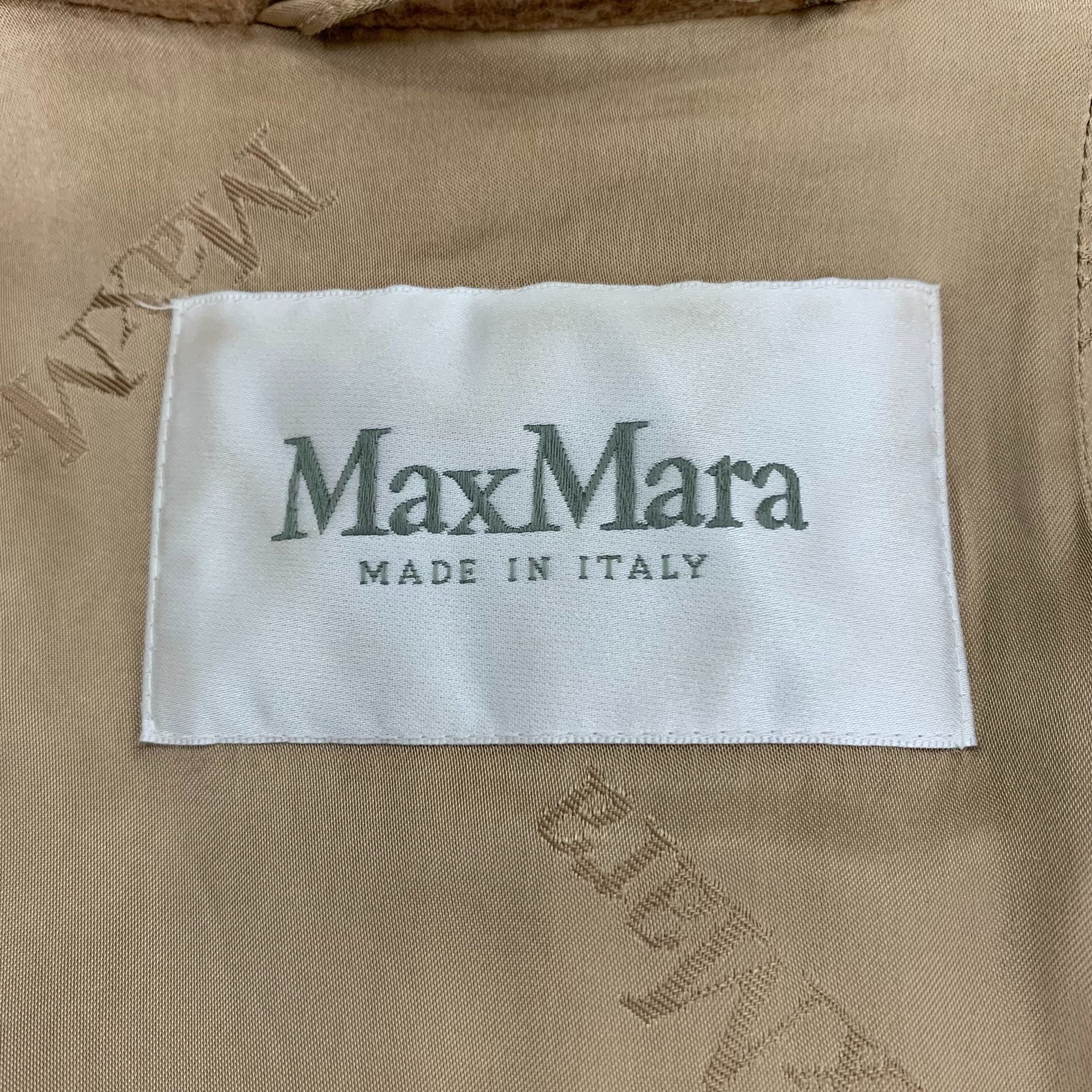 Max Mara Maxmara Camel Double-Breasted Belted Coat Size 40 Medium Mad Size M / US 6-8 / IT 42-44 - 2 Thumbnail