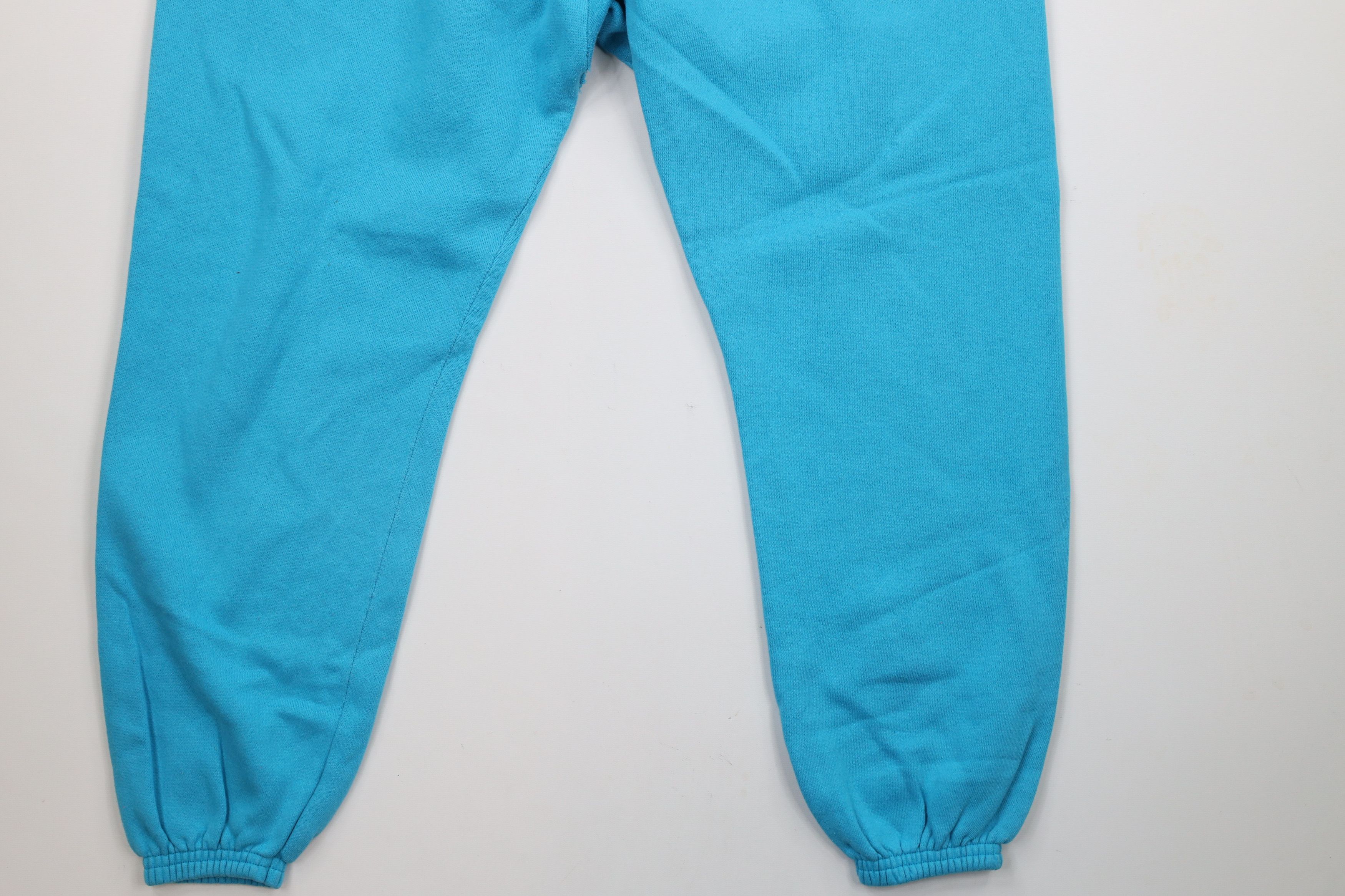 Vintage Vintage 70s 80s Streetwear Sweatpants Joggers Blue USA Size US 36 / EU 52 - 4 Thumbnail