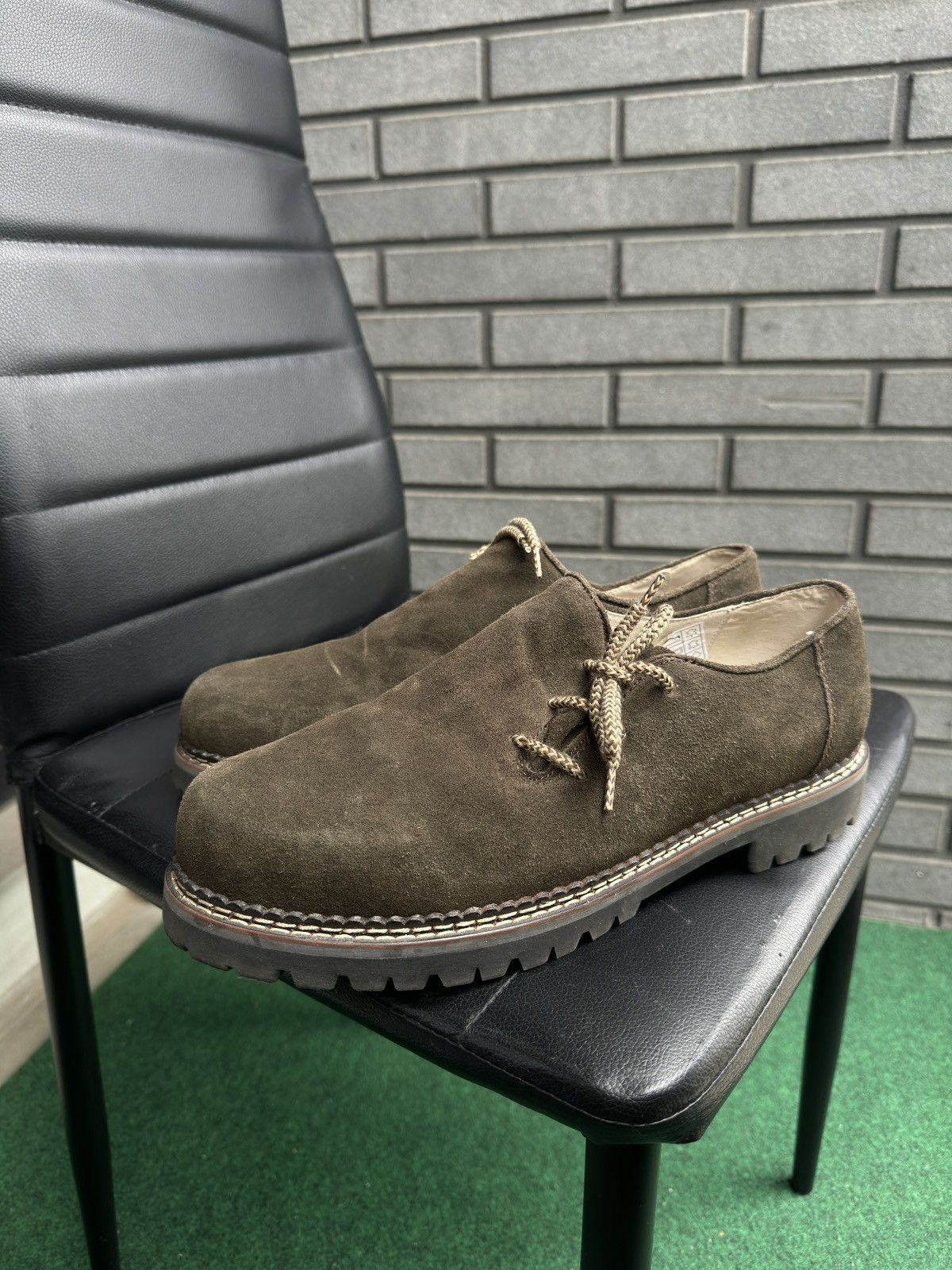 Other Vintage Almsach cynthia suede classic brown leather Size US 11.5 / EU 44-45 - 3 Thumbnail