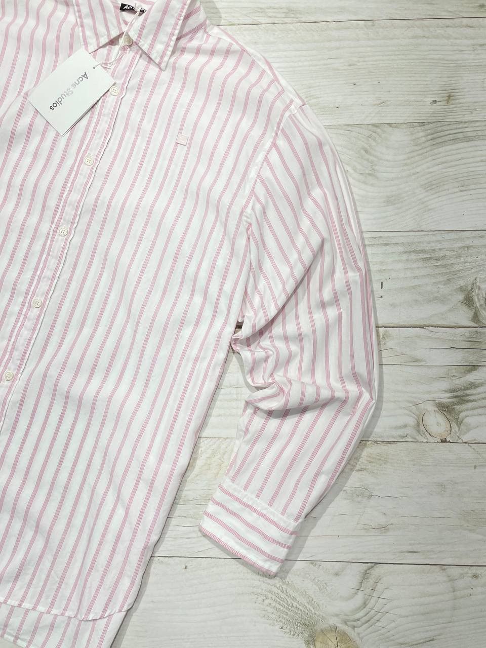 Acne Studios NEW Acne Studios Shirt Long Sleeve Button Up Striped Size US S / EU 44-46 / 1 - 5 Thumbnail