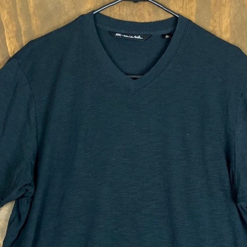 TravisMathew Travis Mathew Mens Shirt Black V Neck Casual Short Sleeve Stretch Large Shirt Mens Black V-Neck Casual Short Sleeve Stretch Large Size US L / EU 52-54 / 3 - 2 Thumbnail