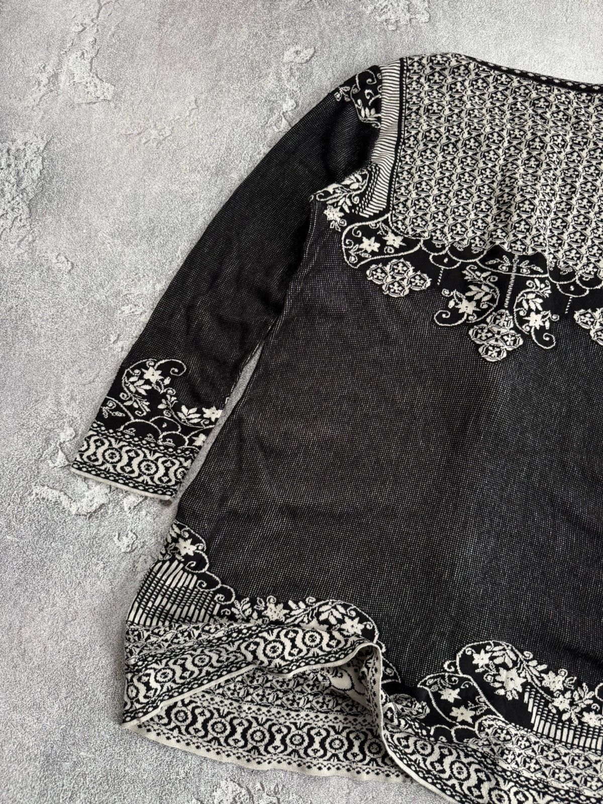 Dale Of Norway × Designer × Moods of Norway Ivko 42size all printed flowers 🌷 Cardigan long sweater zip Size XL / US 12-14 / IT 48-50 - 14 Thumbnail
