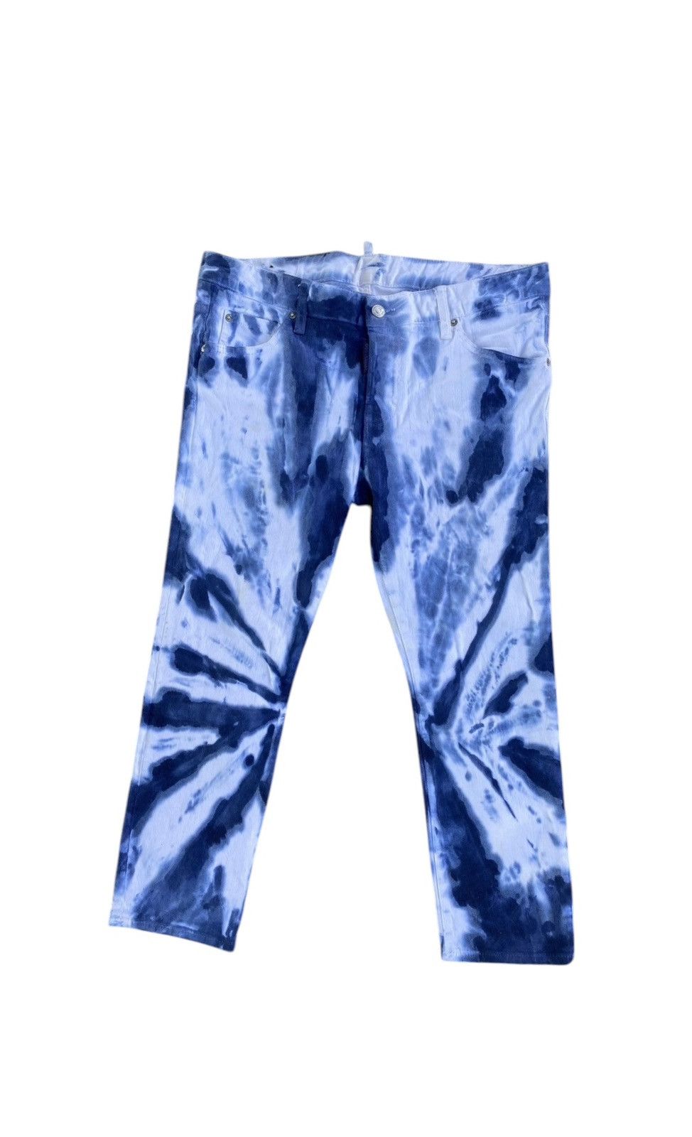 Dsquared2 🔥 Rare 🔥 Dsquared2 Tie Dye Denim Jeans Pants Size US 35 - 1 Thumbnail