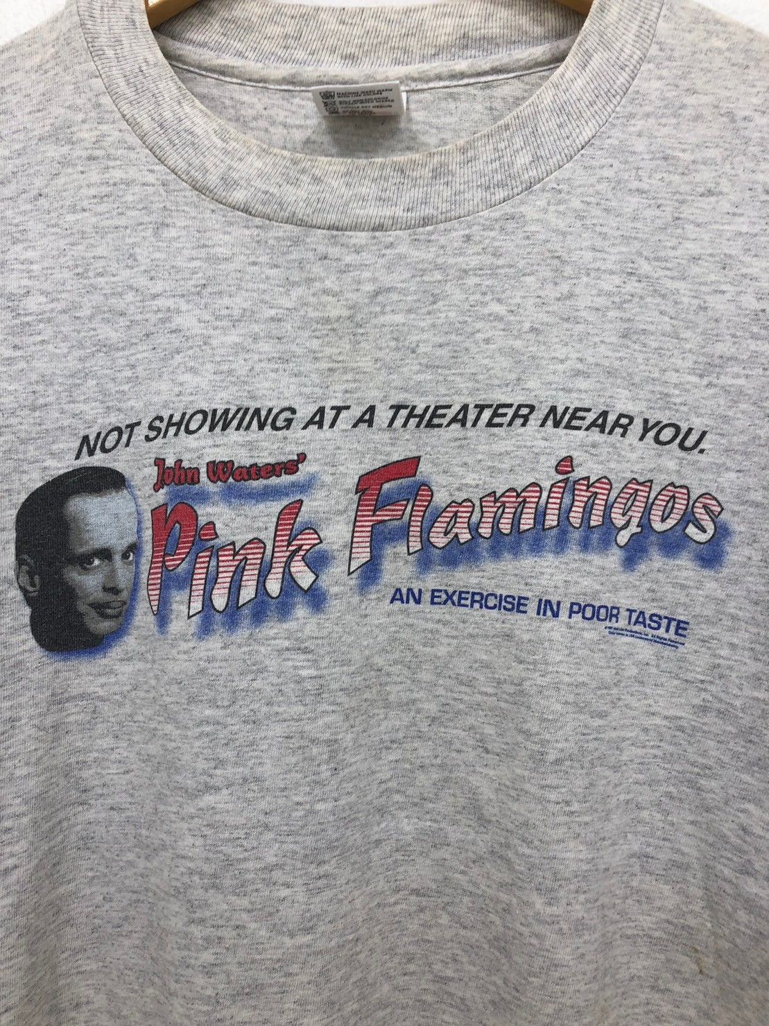 Vintage Vintage 1997's John Waters Pink Flamingos shirt Movie BN Size US L / EU 52-54 / 3 - 3 Thumbnail
