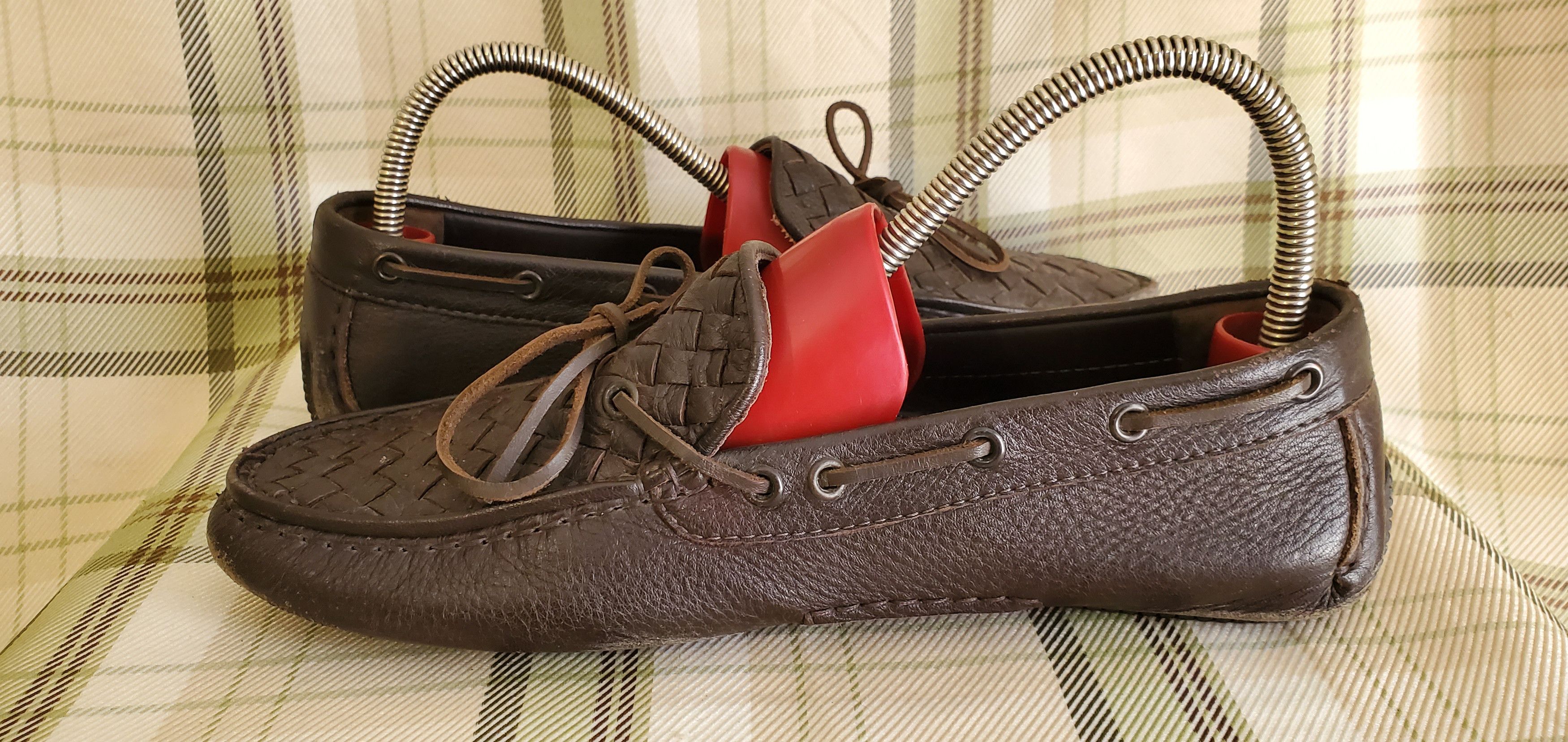 Bottega Veneta BOTTEGA VENETA Intreciatto Slip On Leather Loafers Size US 7.5 / EU 40-41 - 7 Thumbnail