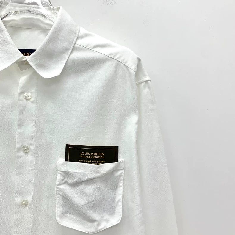 Louis Vuitton Louis Vuitton 22 Long Sleeve Shirts with Cotton Lapels and Size US M / EU 48-50 / 2 - 3 Thumbnail