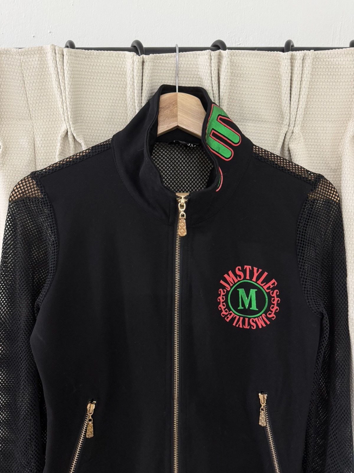 Hysteric Glamour RARE‼️ Vintage JM Style Mesh Punk Track Jacket LGB Style Size US S / EU 44-46 / 1 - 3 Thumbnail