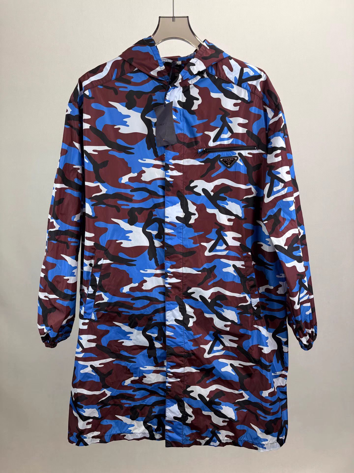 Prada PRADA Triangle Logo Camouflage Long Trench Coat K1 Size US M / EU 48-50 / 2 - 1 Thumbnail
