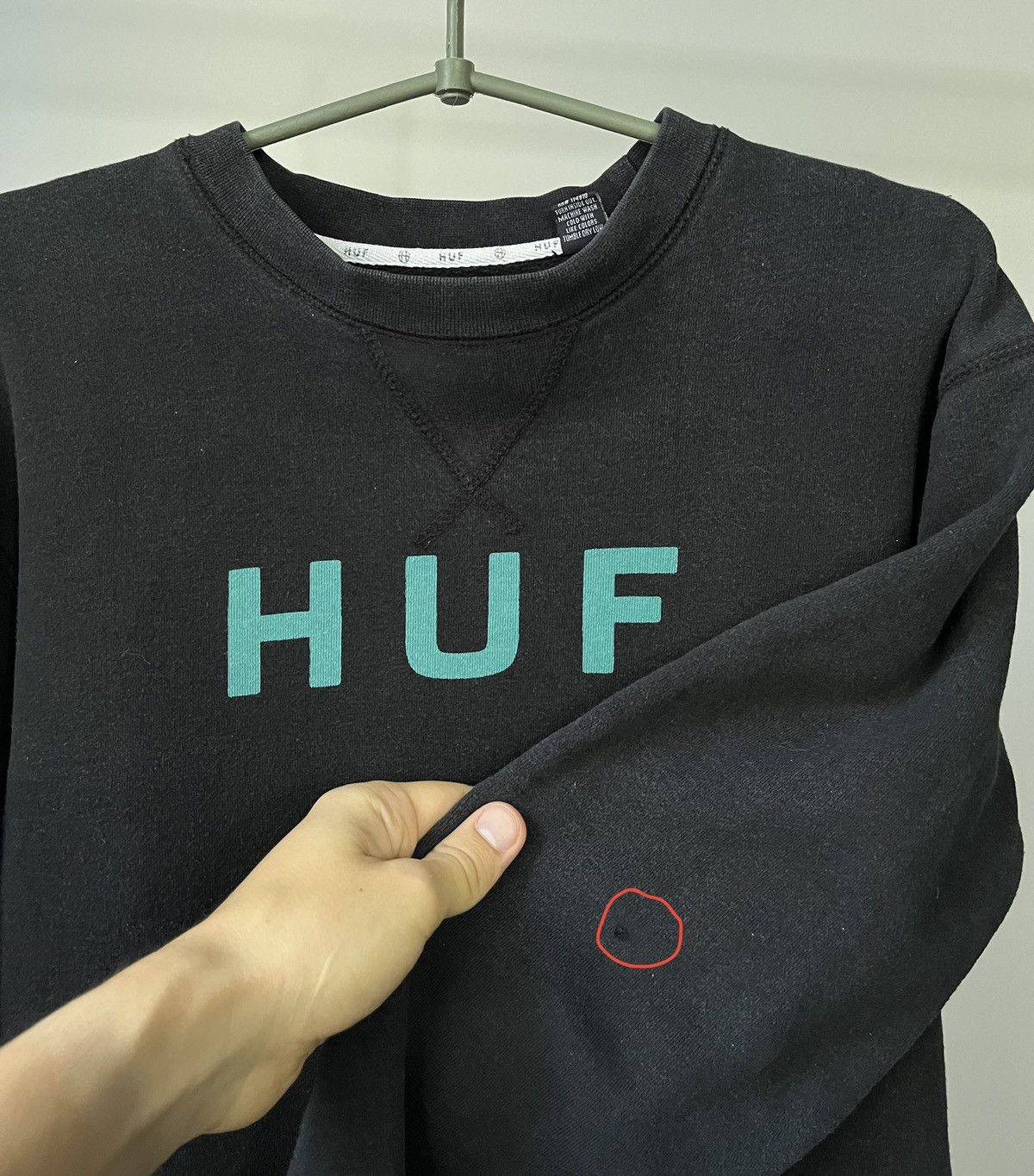 Other HUF ORIGINAL LOGO SWEATSHIRT Men’s Size US S / EU 44-46 / 1 - 8 Thumbnail