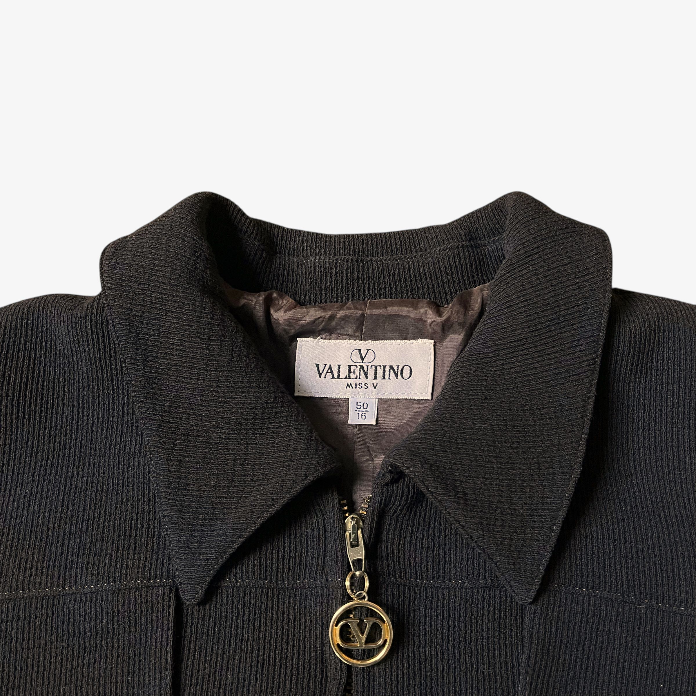 Valentino Vintage 80s Women's Valentino Brown Corduroy Jacket Size M / US 6-8 / IT 42-44 - 2 Thumbnail