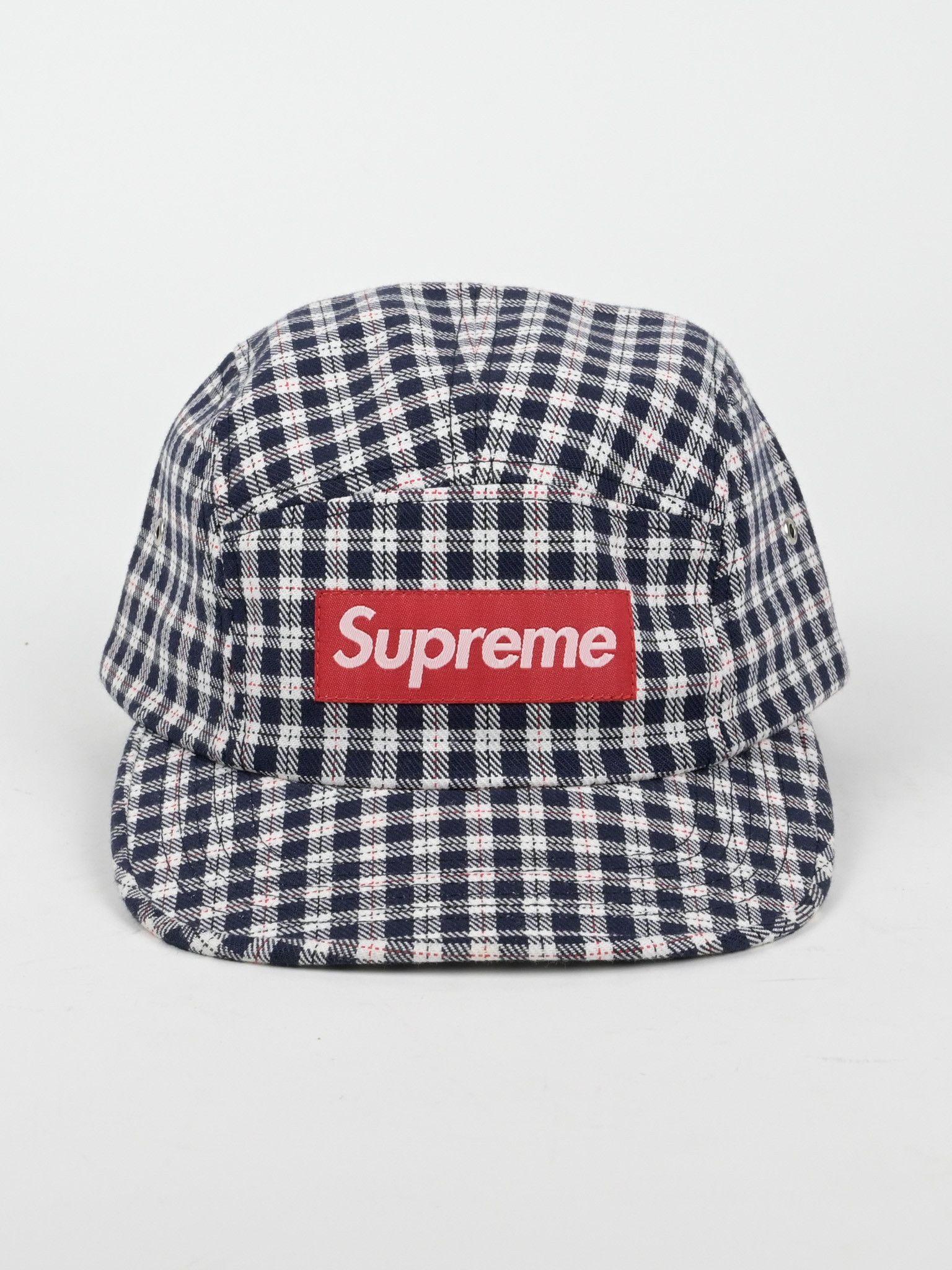 Supreme Supreme plaid camp hat | Grailed